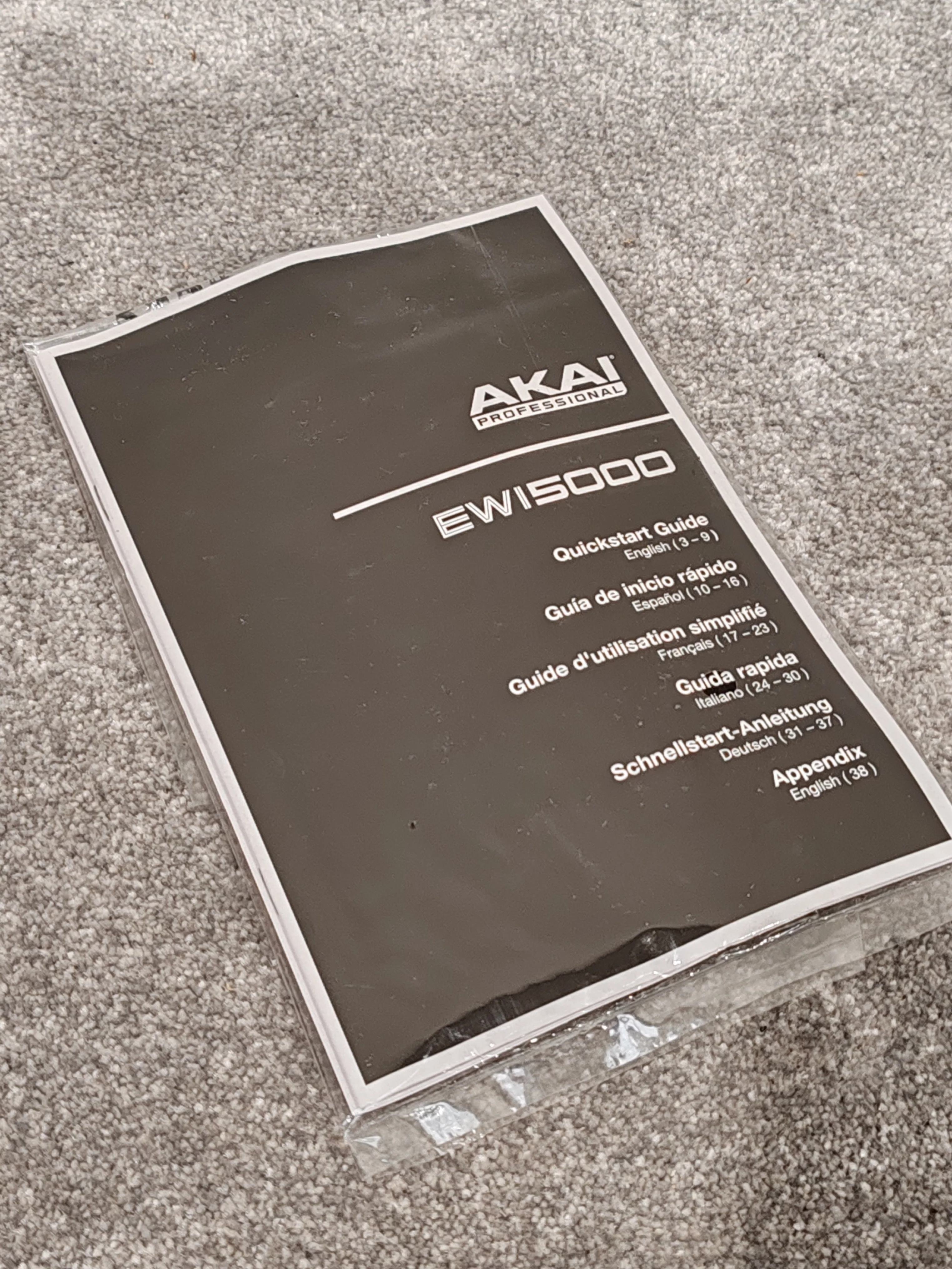 Akai Professional EWI5000 Wireless Electronic Wind Instrument - Open Box w/ Original Box & Power Supply & Cables - Image 2