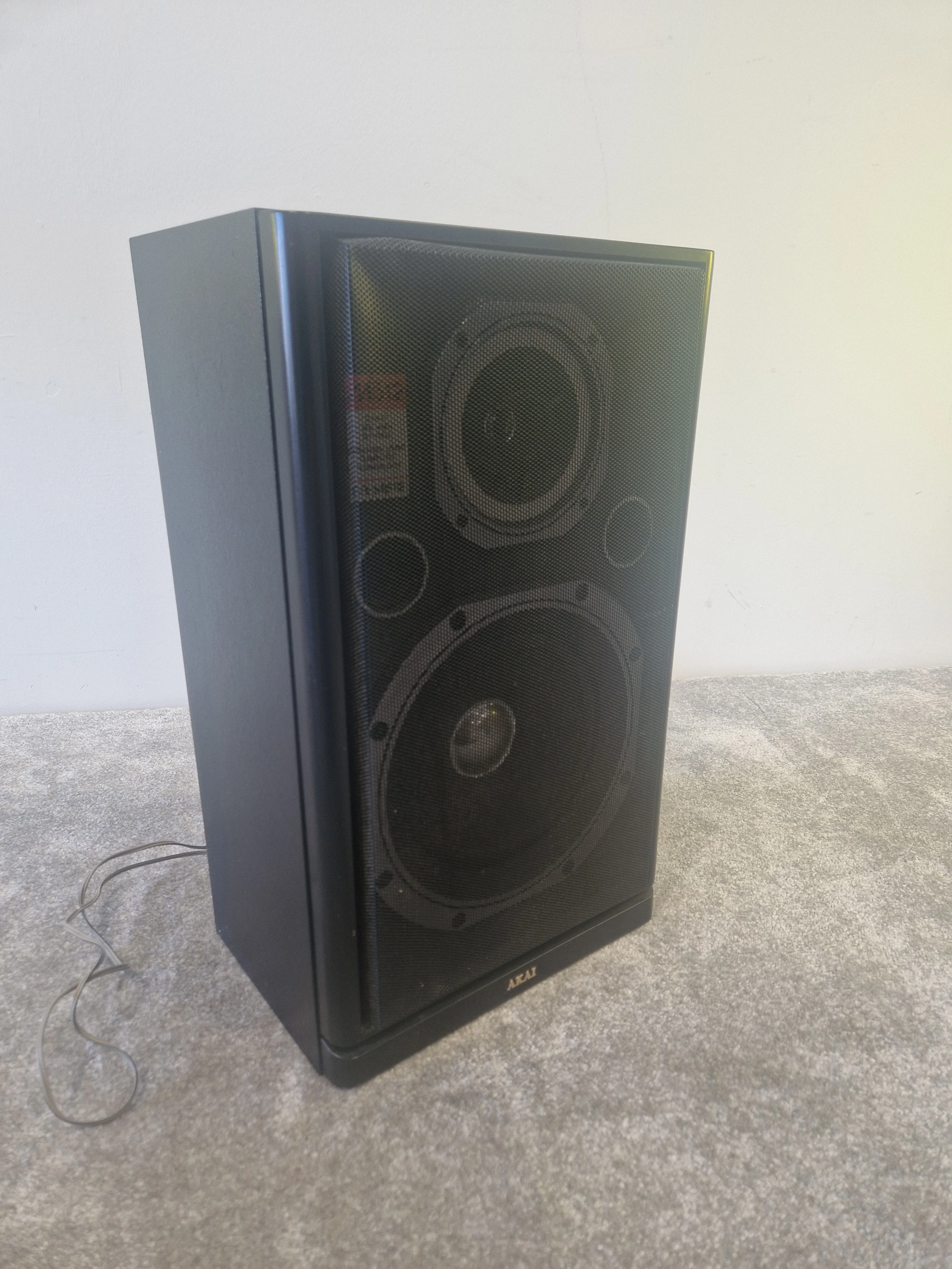 Akai SR-UM512 2-Way Speakers - Pair Black - Good - Image 6
