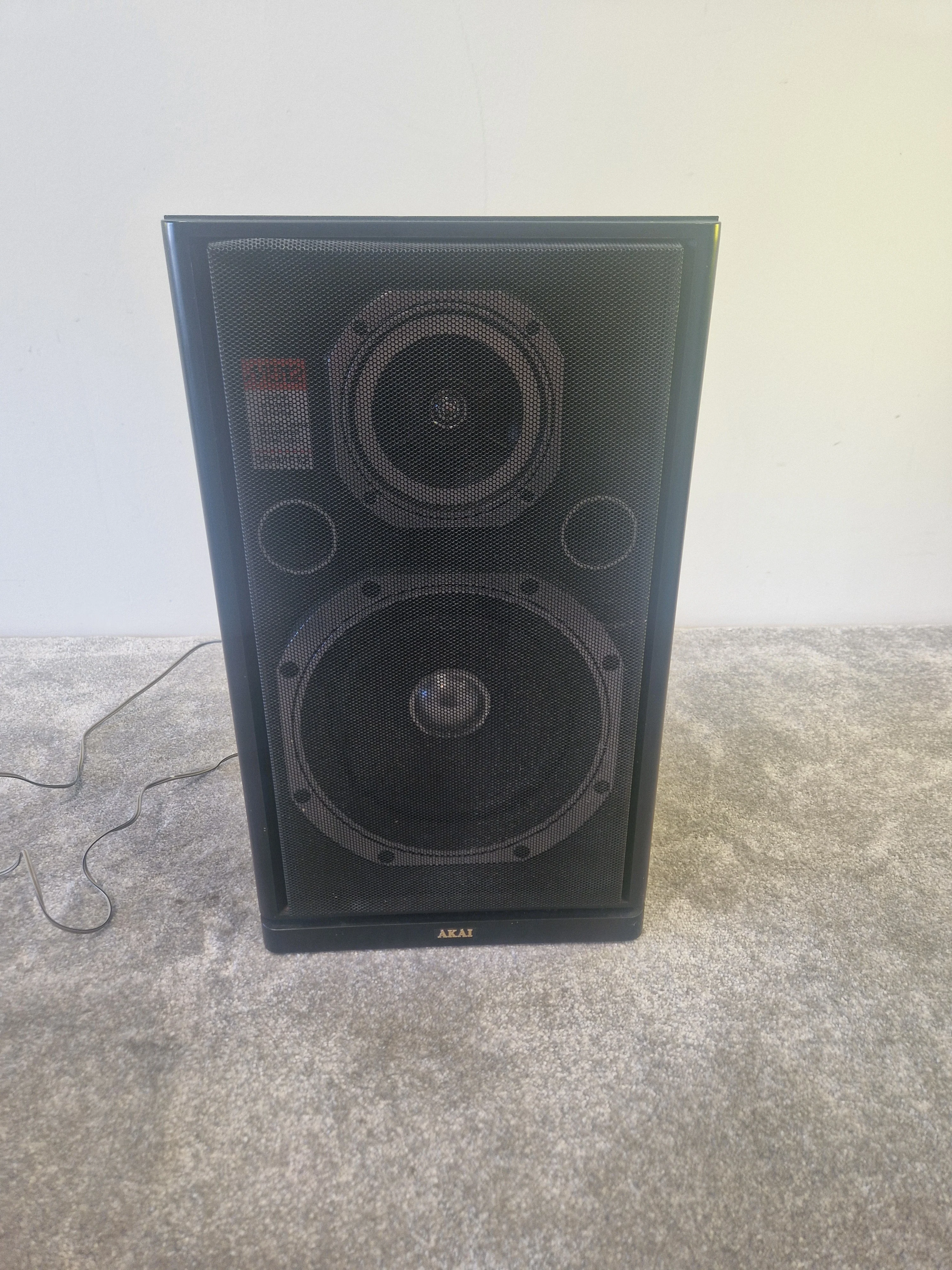 Akai SR-UM512 2-Way Speakers - Pair Black - Good - Image 8
