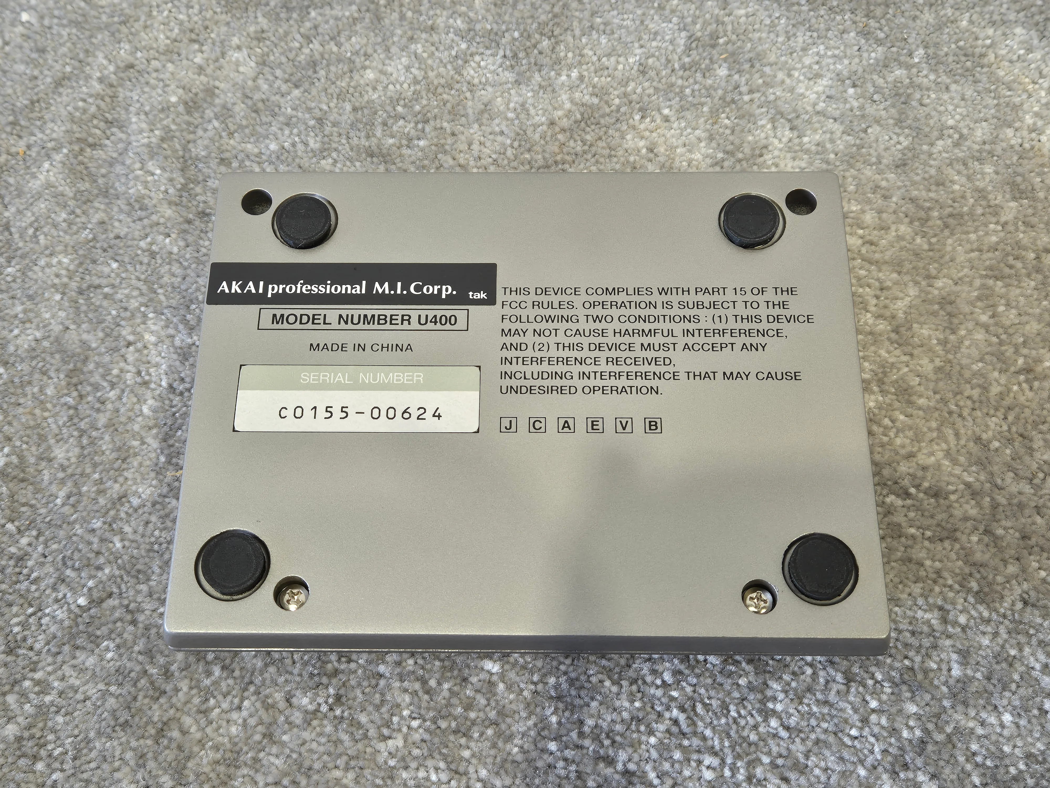 Akai U400 - Sampler Looper w/ Original Box - Image 7