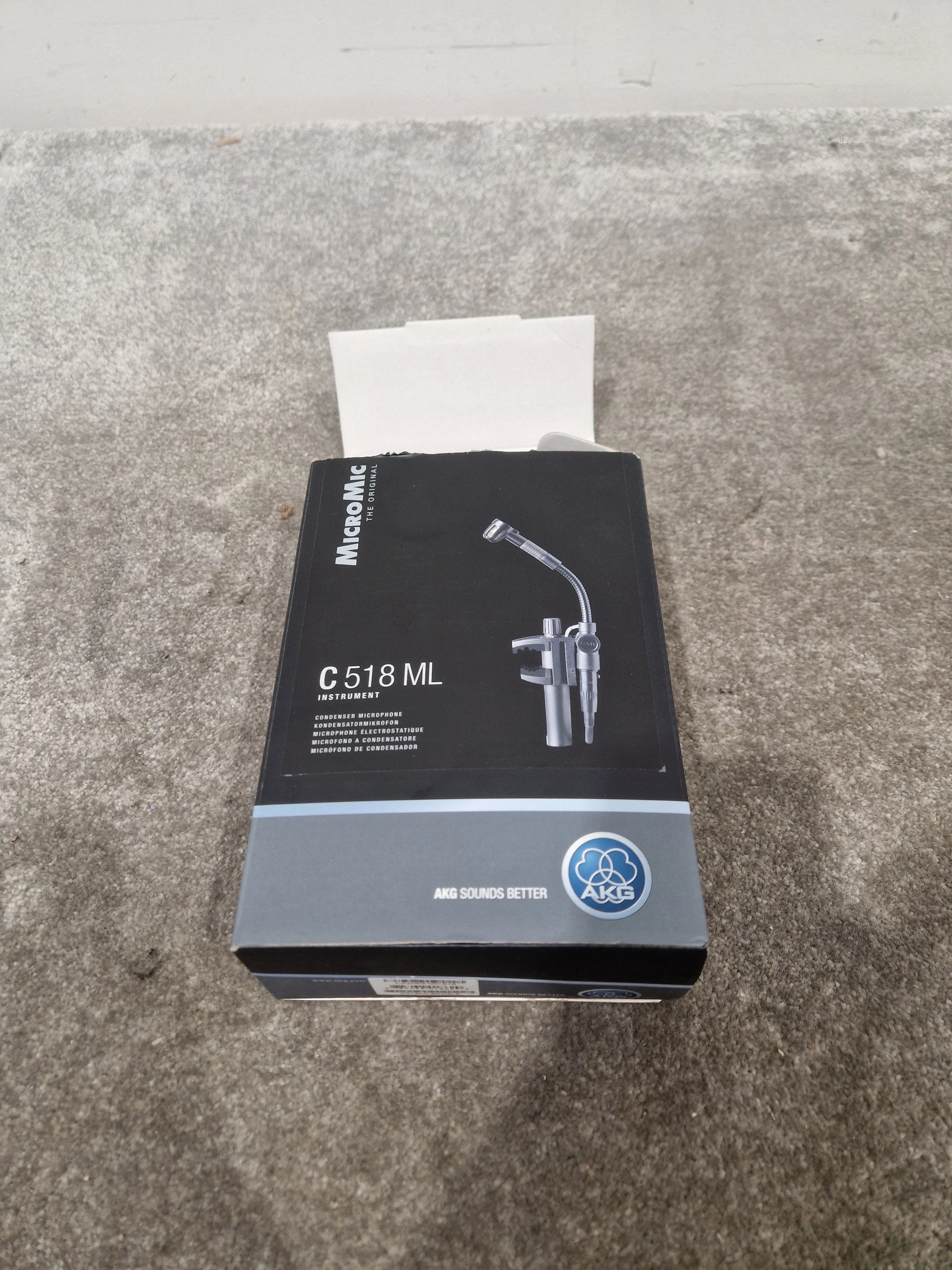 AKG C518 ML - Condenser Instrument Microphone - Excellent w/ Original Box & Soft Case - Image 3