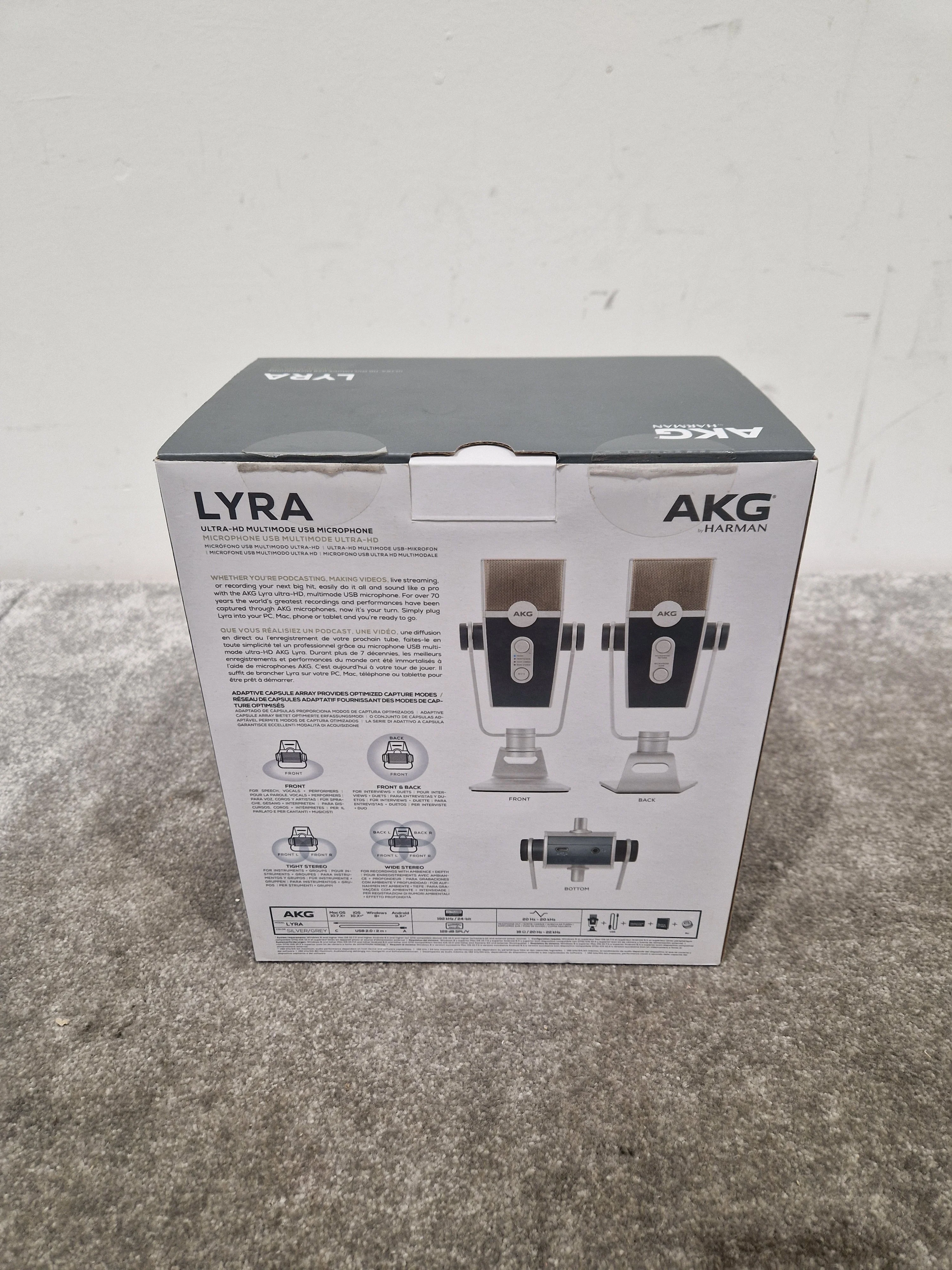 AKG Lyra - USB Condenser Microphone - Excellent w/ Original Box - Image 8