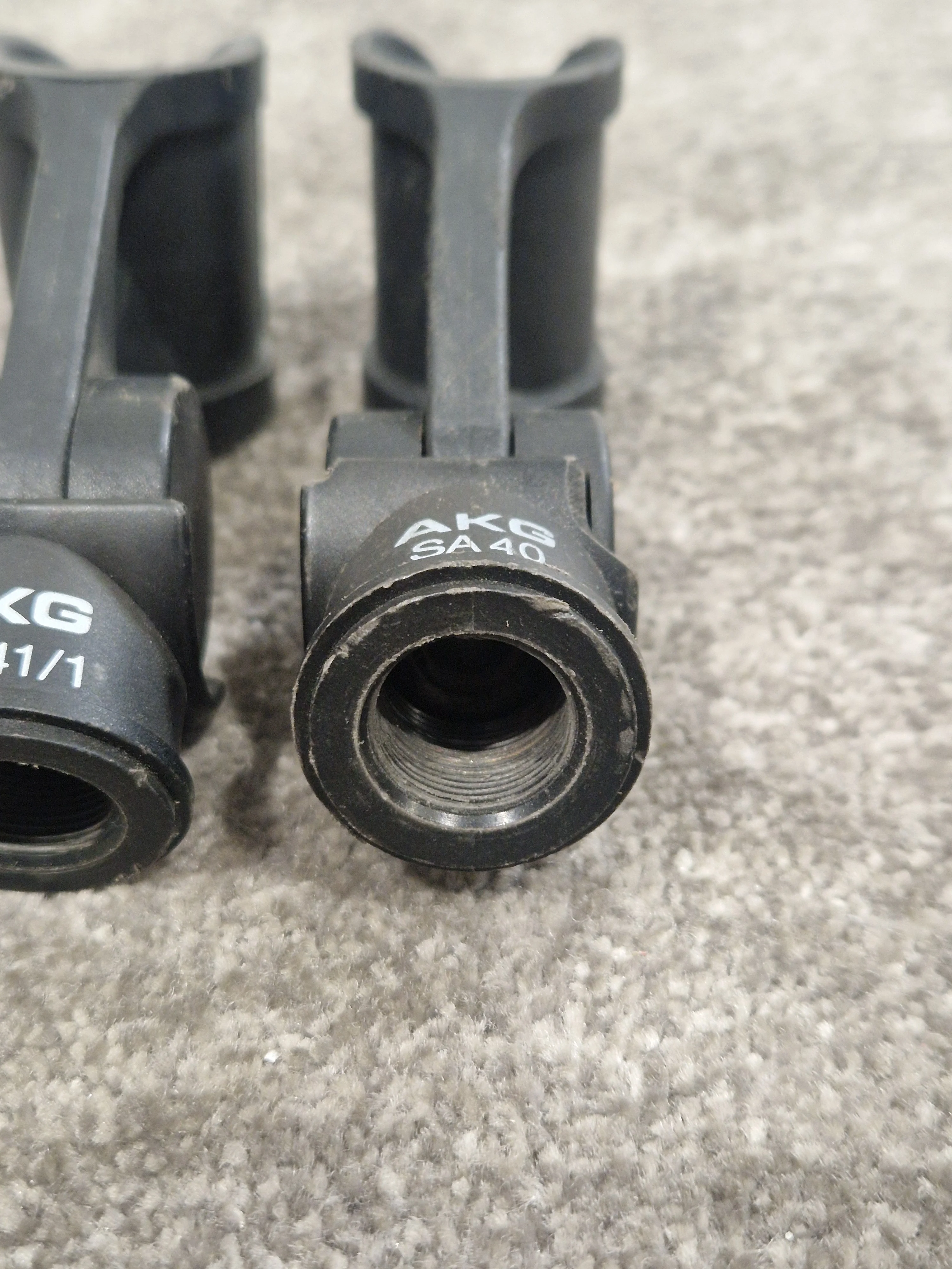 AKG SA-40 And AKG SA41/1 Mic Holders - Durable Construction - Very Good - Image 2