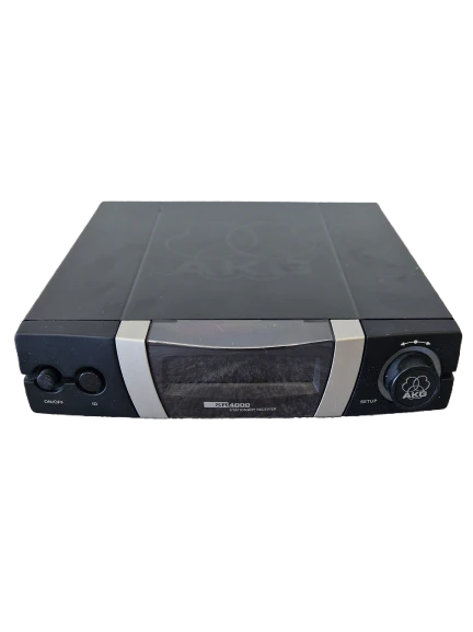 AKG SR 4000 Wireless Receiver – WMS 400 Series UHF Diversity System 835-865MHz - Very Good w/ original box