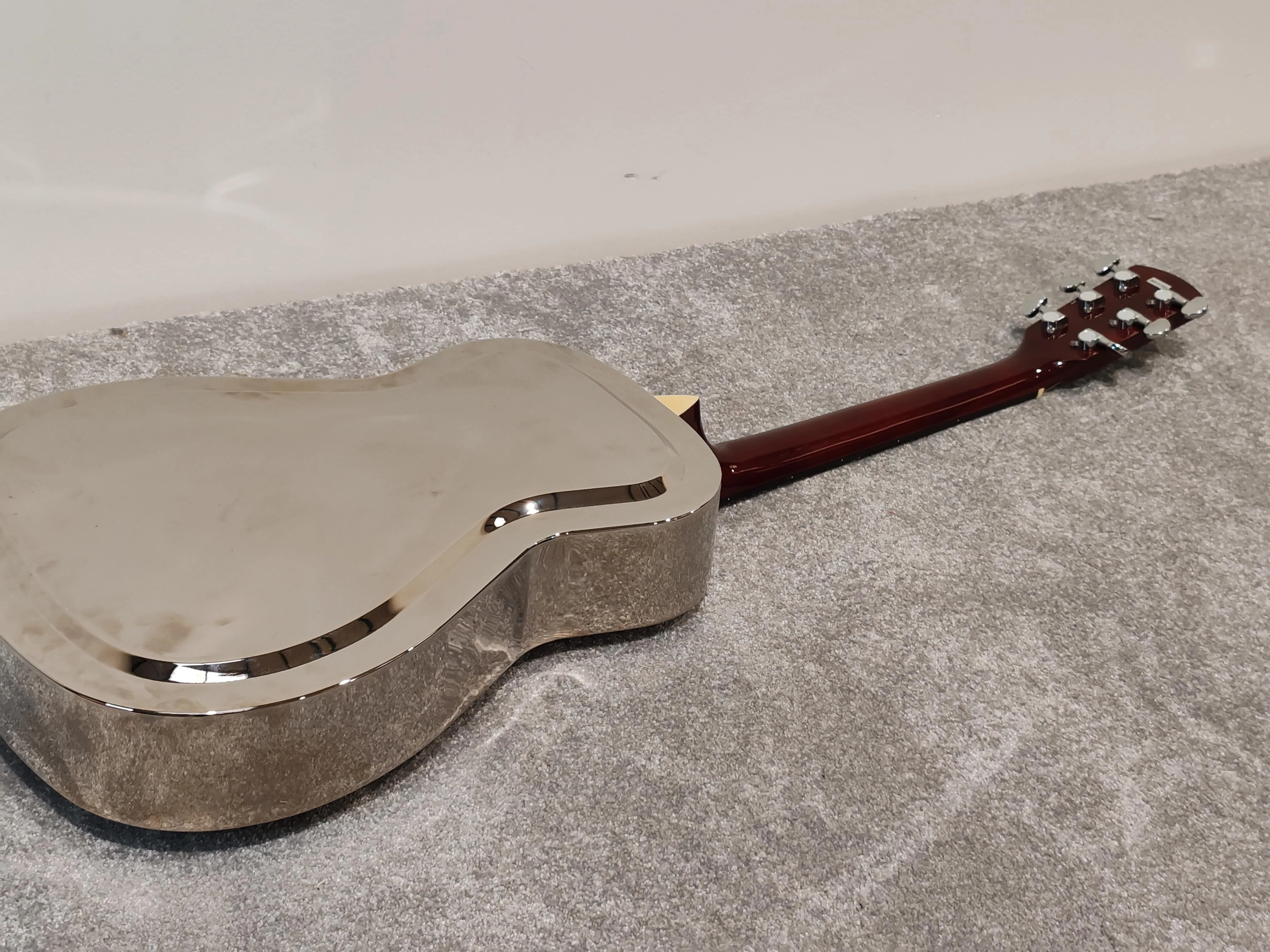 Alden Resonator Hollow Body Steel Electric Guitar - Image 4