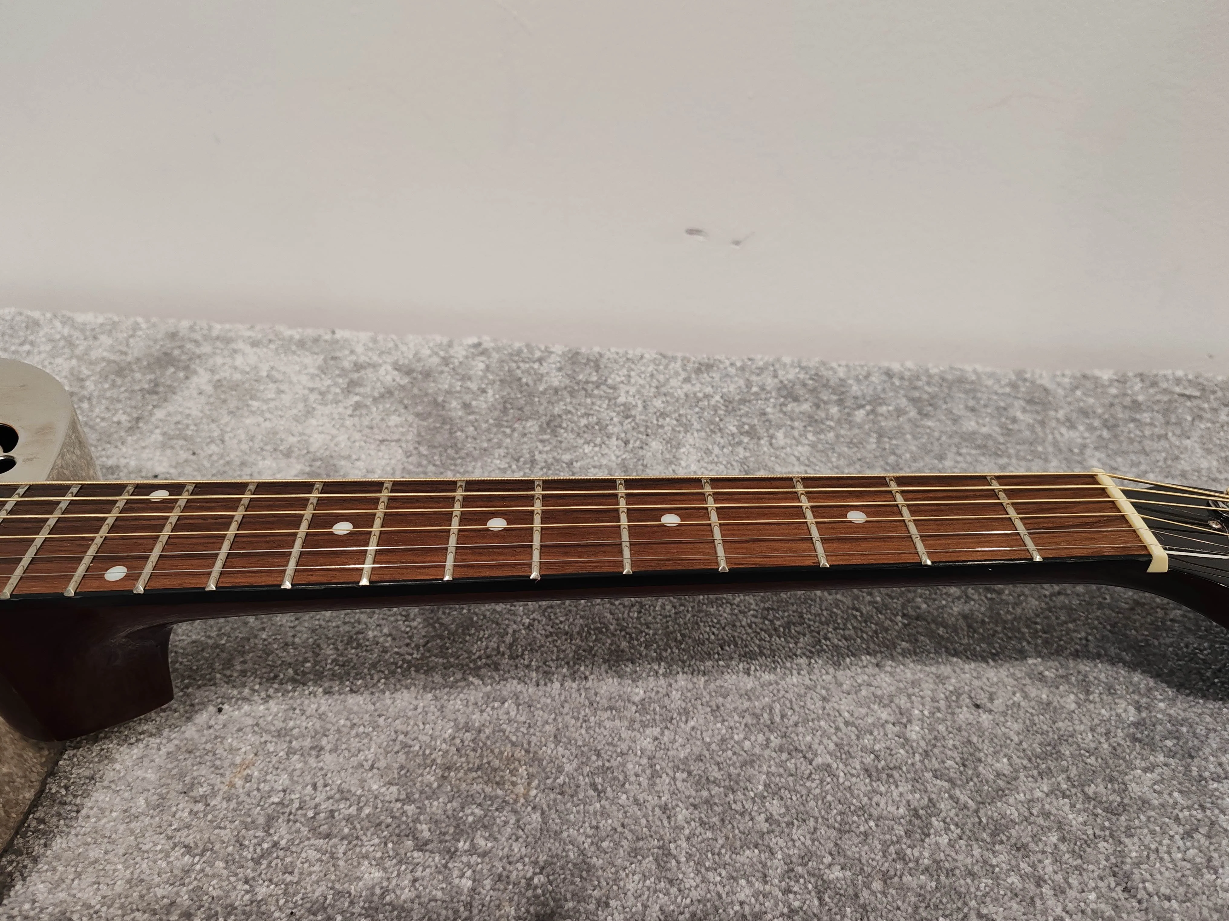 Alden Resonator Hollow Body Steel Electric Guitar - Image 9