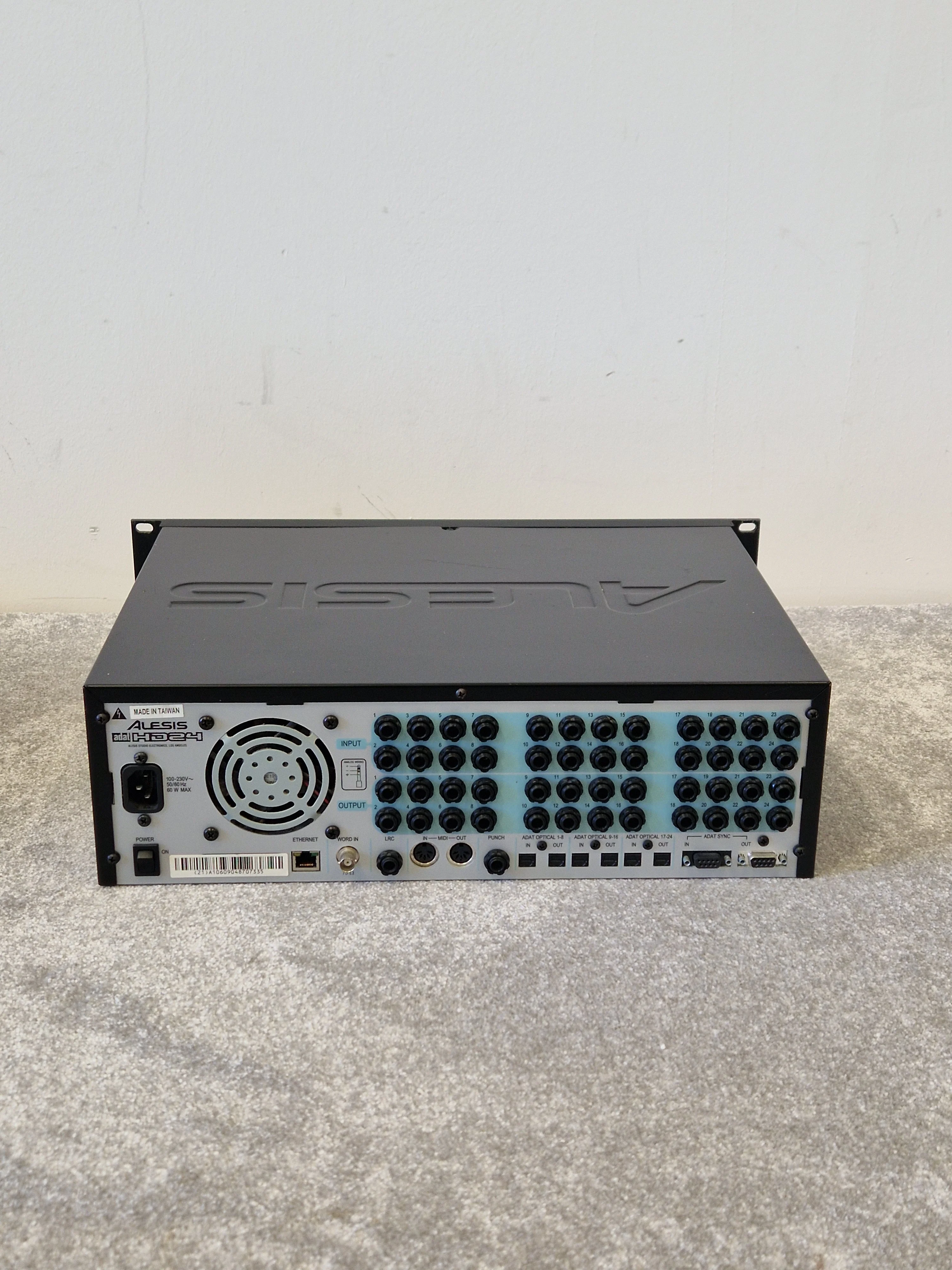 Alesis ADAT HD24 24-Track Hard Disk Recorder – Very Good Condition, High-Resolution Audio, Dual Drive Bays - Image 6