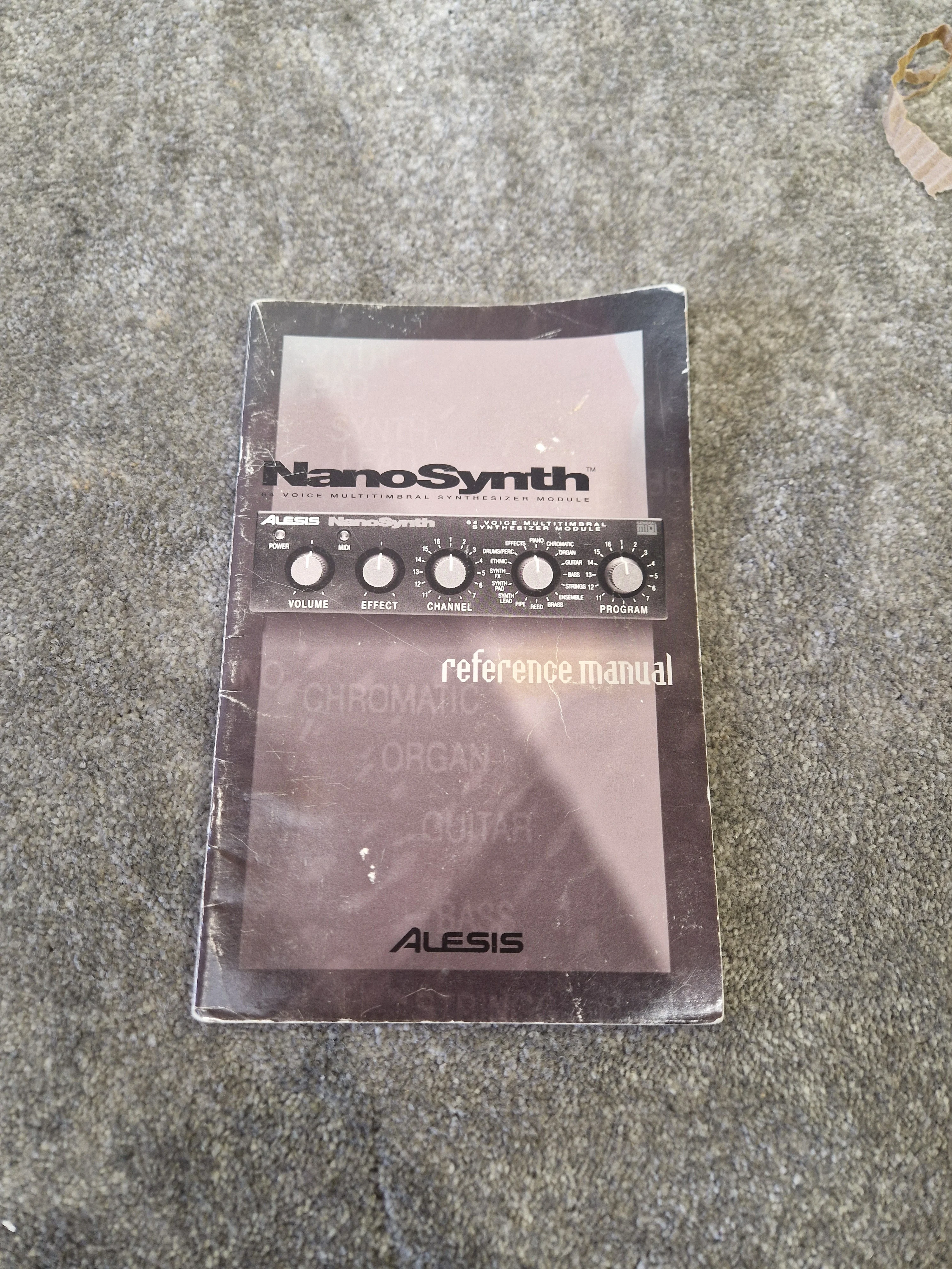 Alesis NanoSynth – 64-Voice Synth Module – Very Good, Scratched, w/ DVD-ROM - Image 4