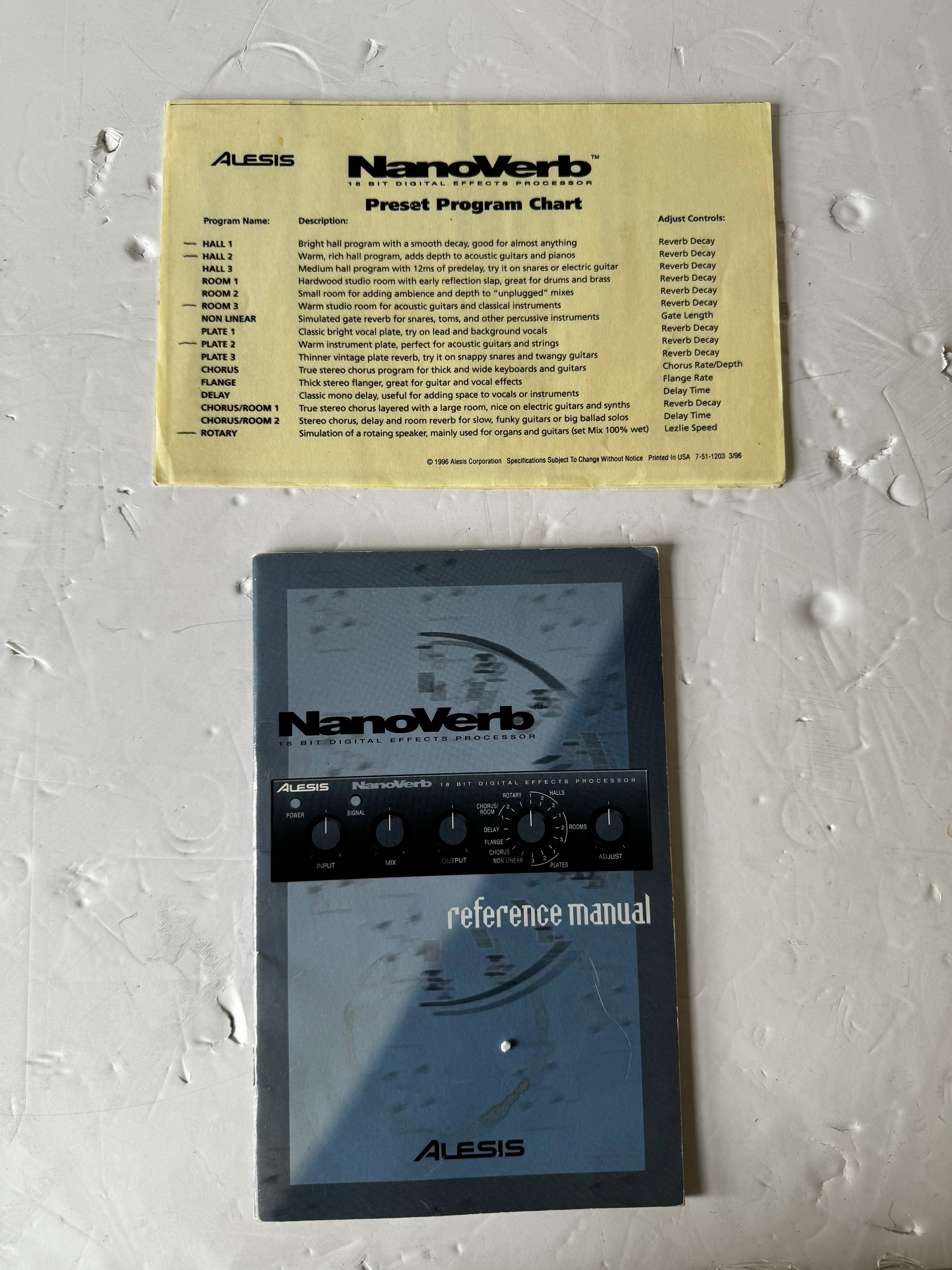 Alesis NanoVerb 18 Bit Digital Effects Processor - Image 2
