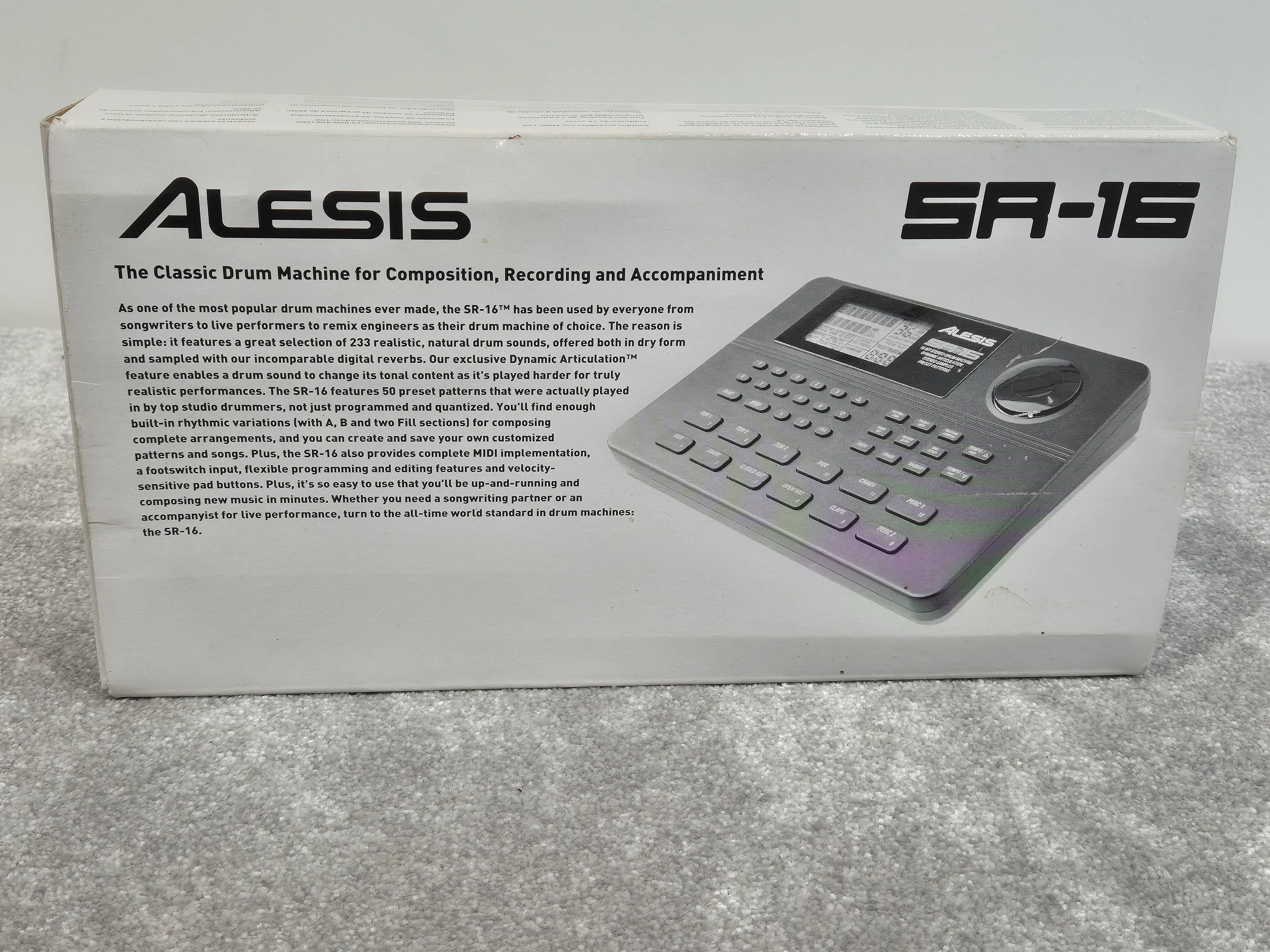 Alesis SR16 - Classic Drum Machine w/ Original Box - Image 10