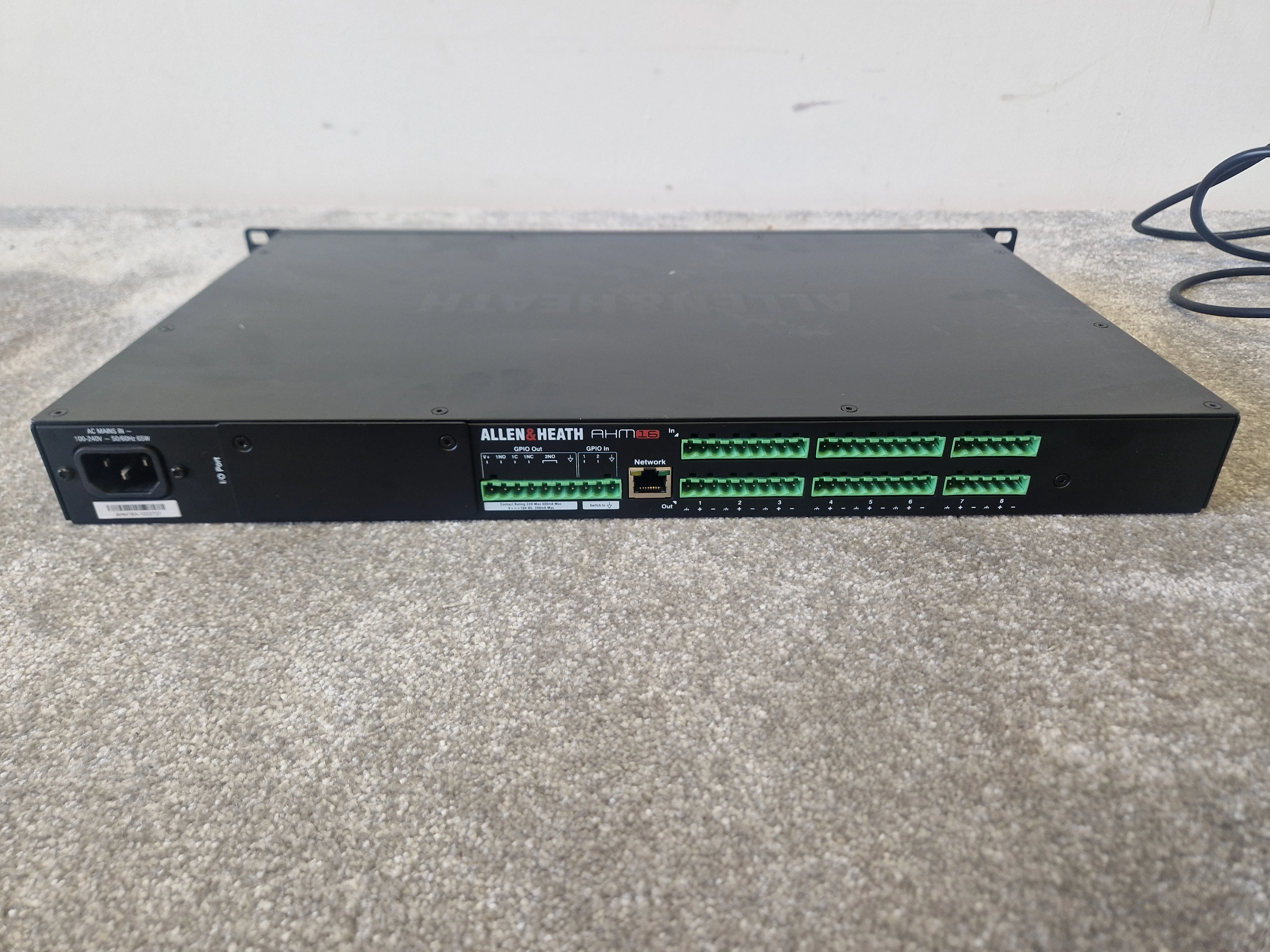 Allen & Heath AHM-16 Matrix Processor – 16-In/16-Out  – Very Good - Image 6