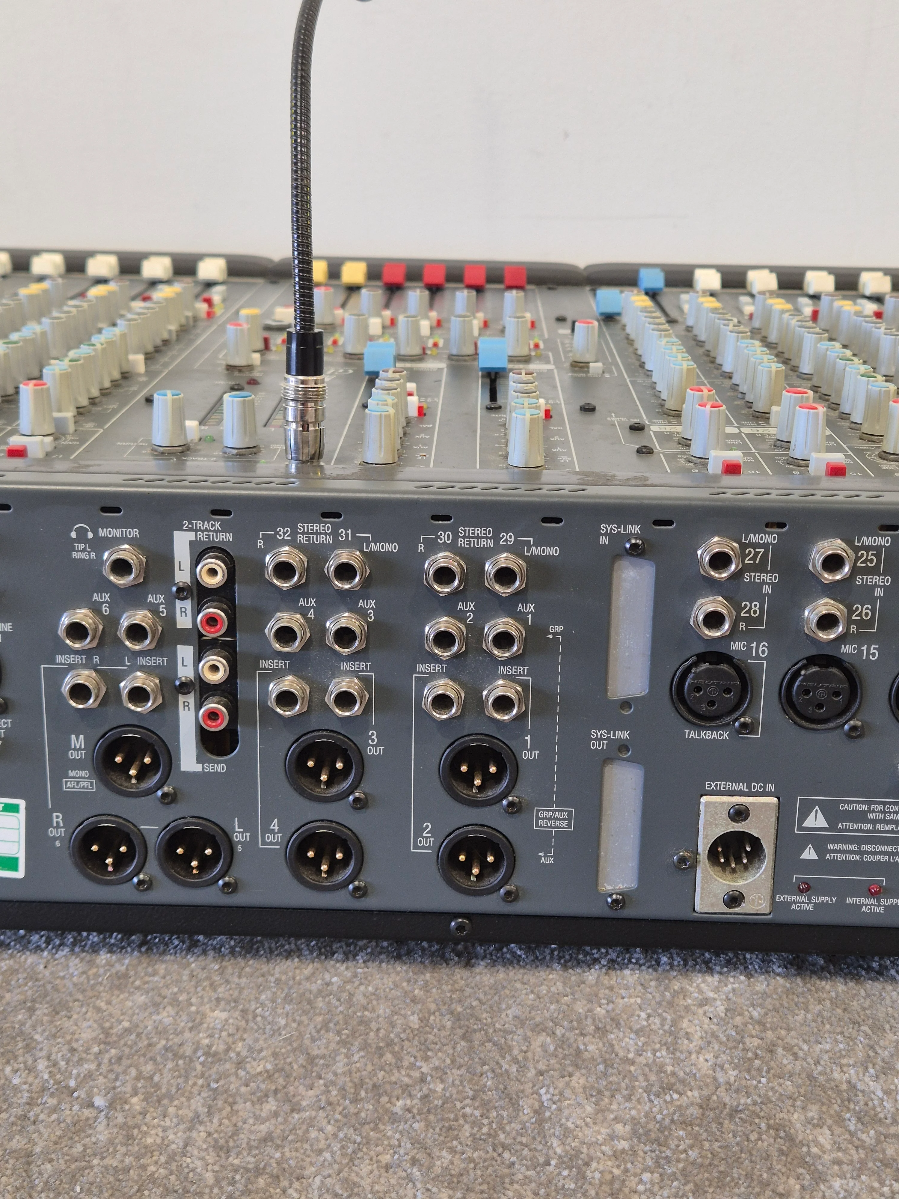 Allen & Heath GL2200 24-channel Mixing Console - 24 Channels, High-Quality Sound - Excellent w/ Lamp - Image 14