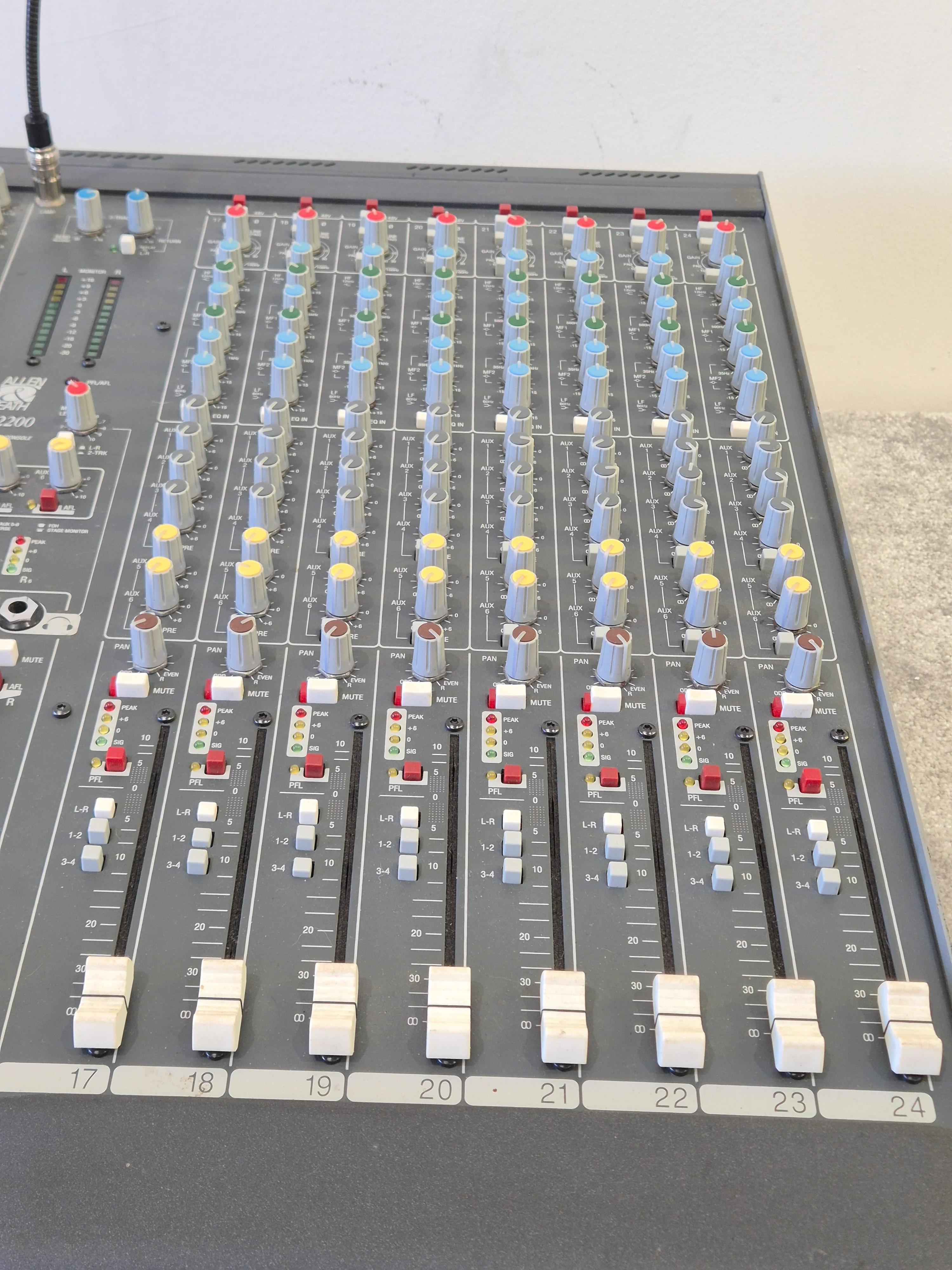 Allen & Heath GL2200 24-channel Mixing Console - 24 Channels, High-Quality Sound - Excellent w/ Lamp - Image 3
