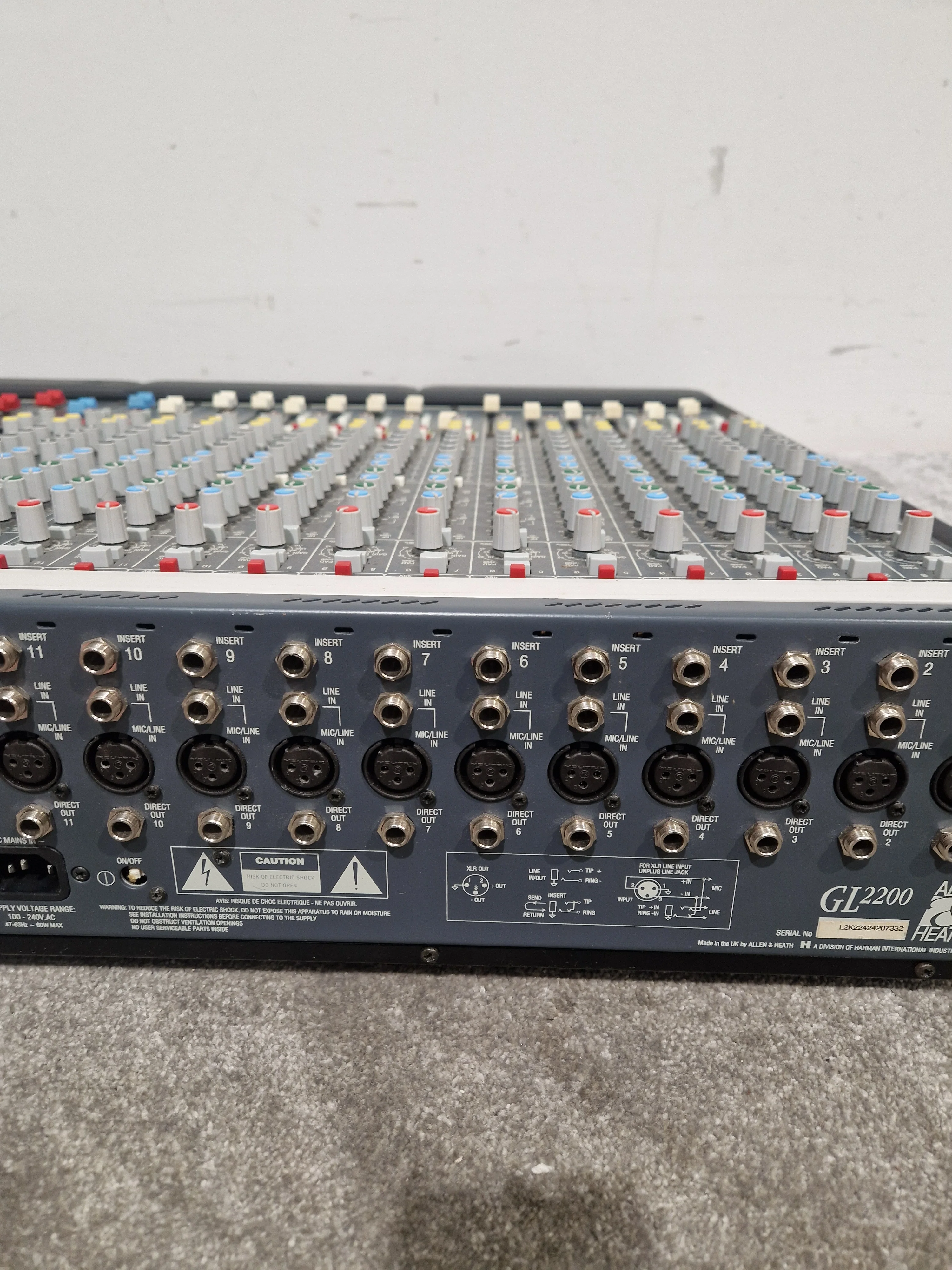 Allen & Heath GL2200-24 Mixing Console - 24-Channel - Excellent - Good - Image 9