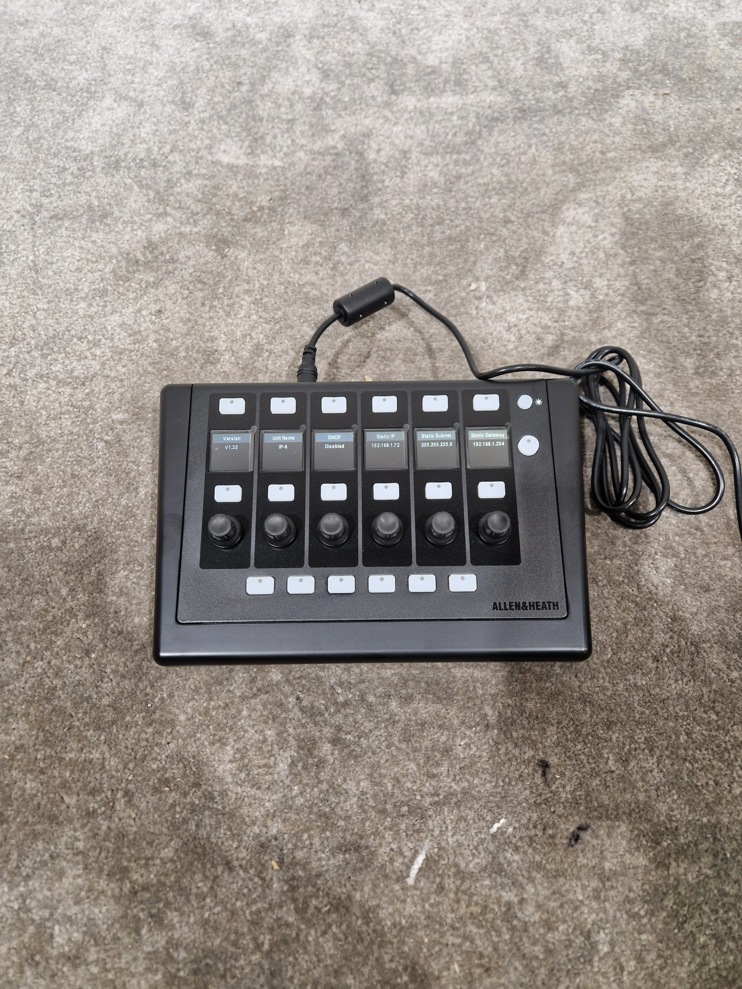 Allen & Heath IP6 Controller - Advanced Control Surface - Mint w/ Original Box & Power Supply - Image 13