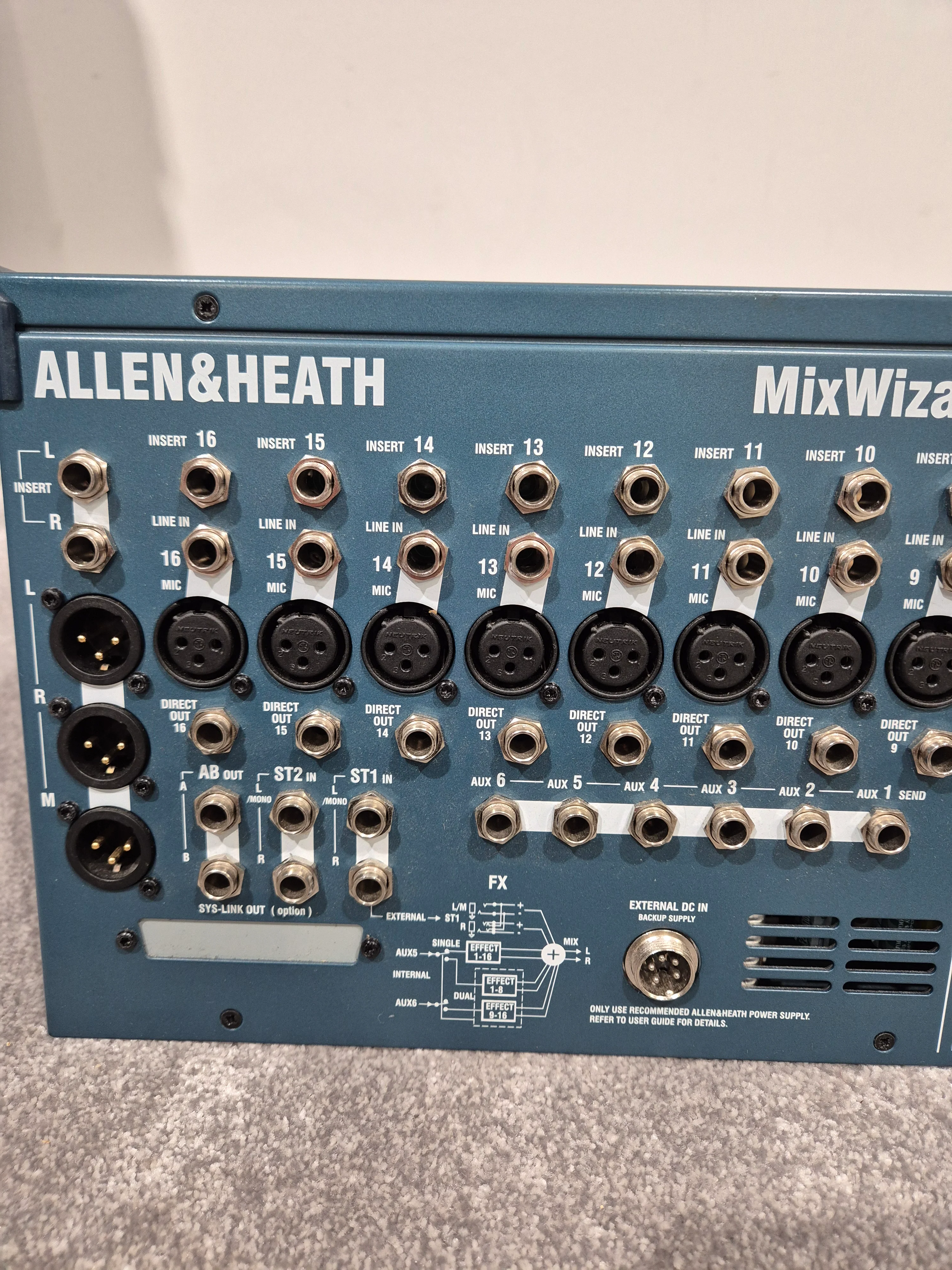 Allen & Heath Mix Wizard WZ3 16:2 - Professional Analog Mixer w/ Flight Case - Image 7