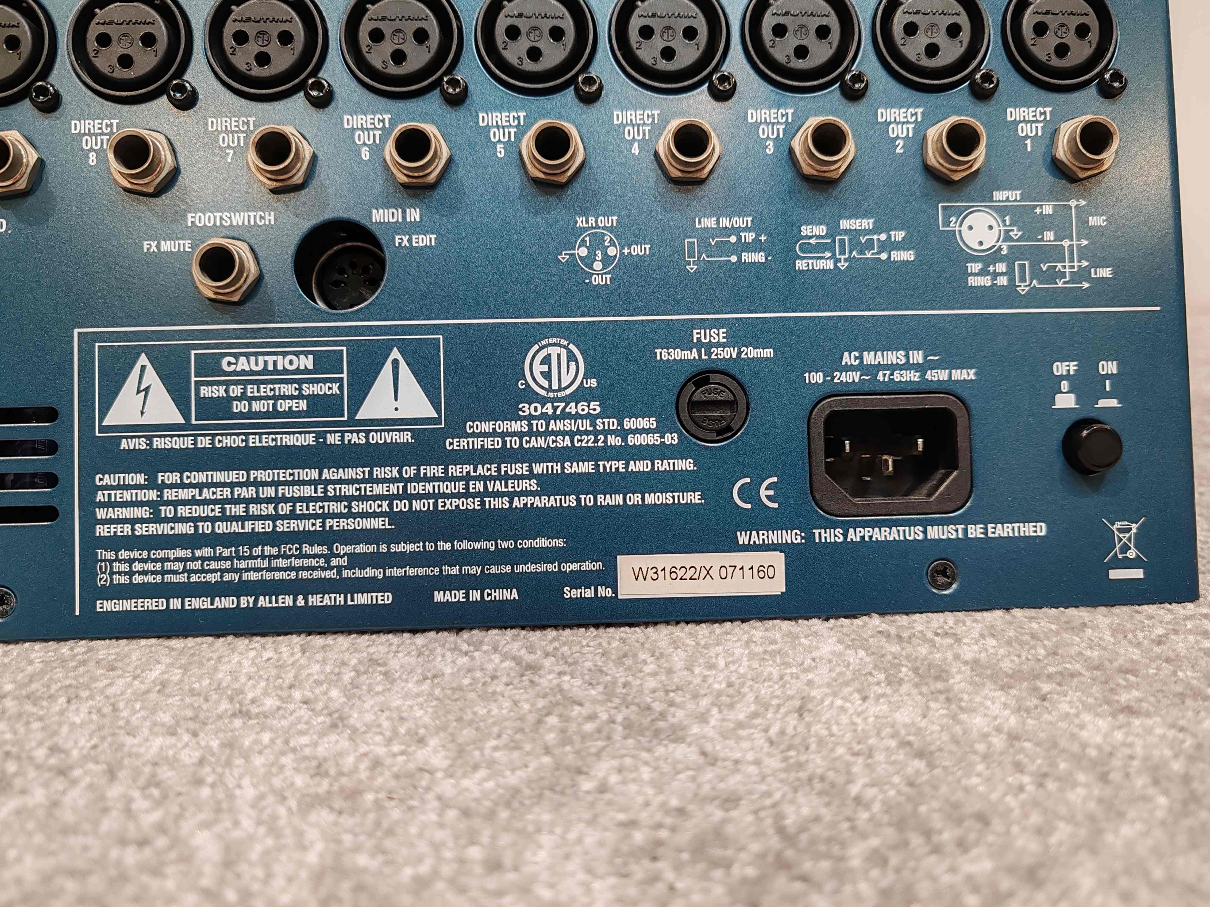 Allen & Heath MixWizard WZ3 16:2 - 16 Channel Mixer Original Box - Image 6