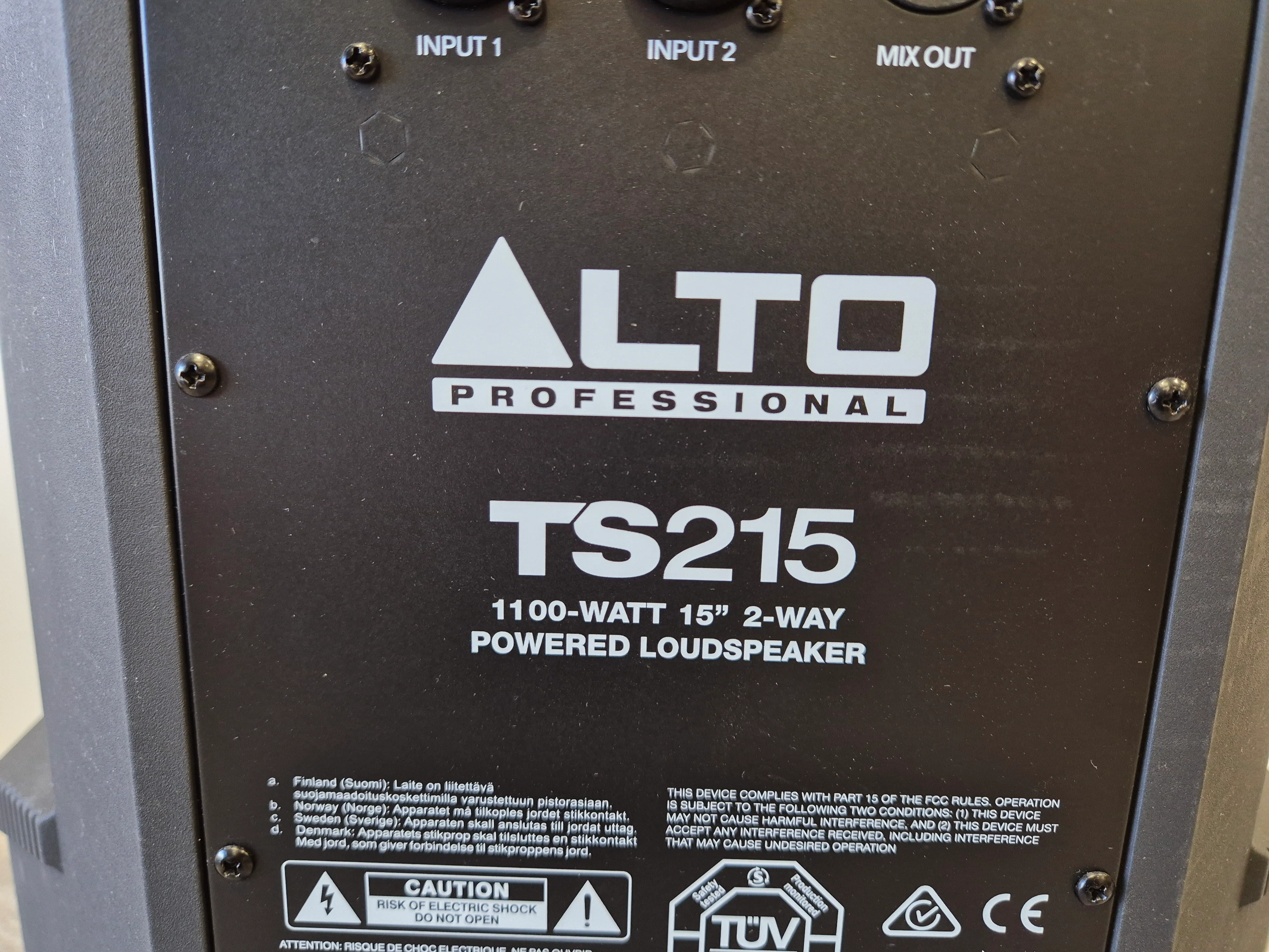 Alto Truesonic TS215 - 1100-watt Active Loudspeaker - Image 7