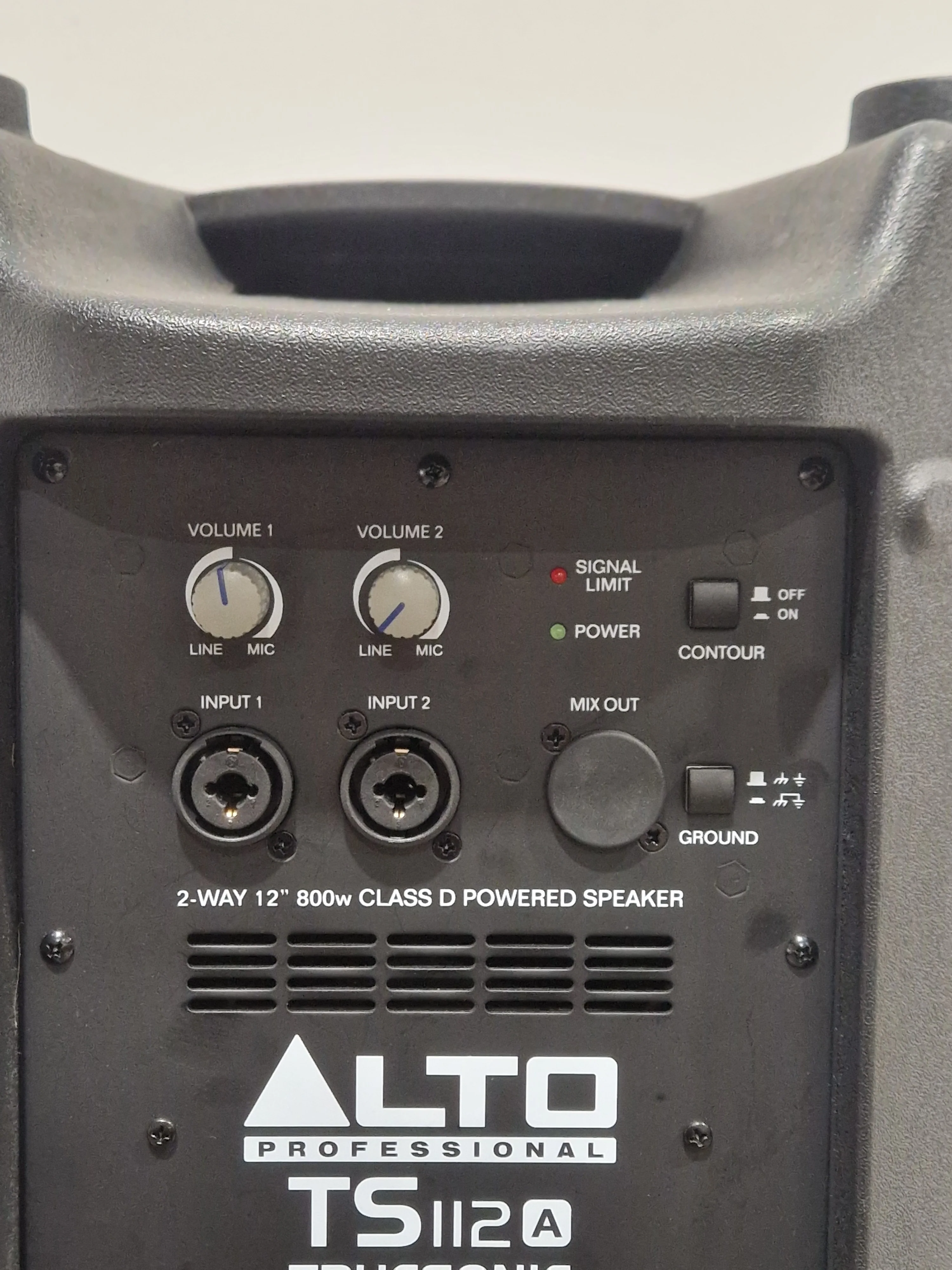 Alto TS112A Truesonic Black Speaker - 800W Active - Excellent w/ Power Cable & Soft Case - Image 2