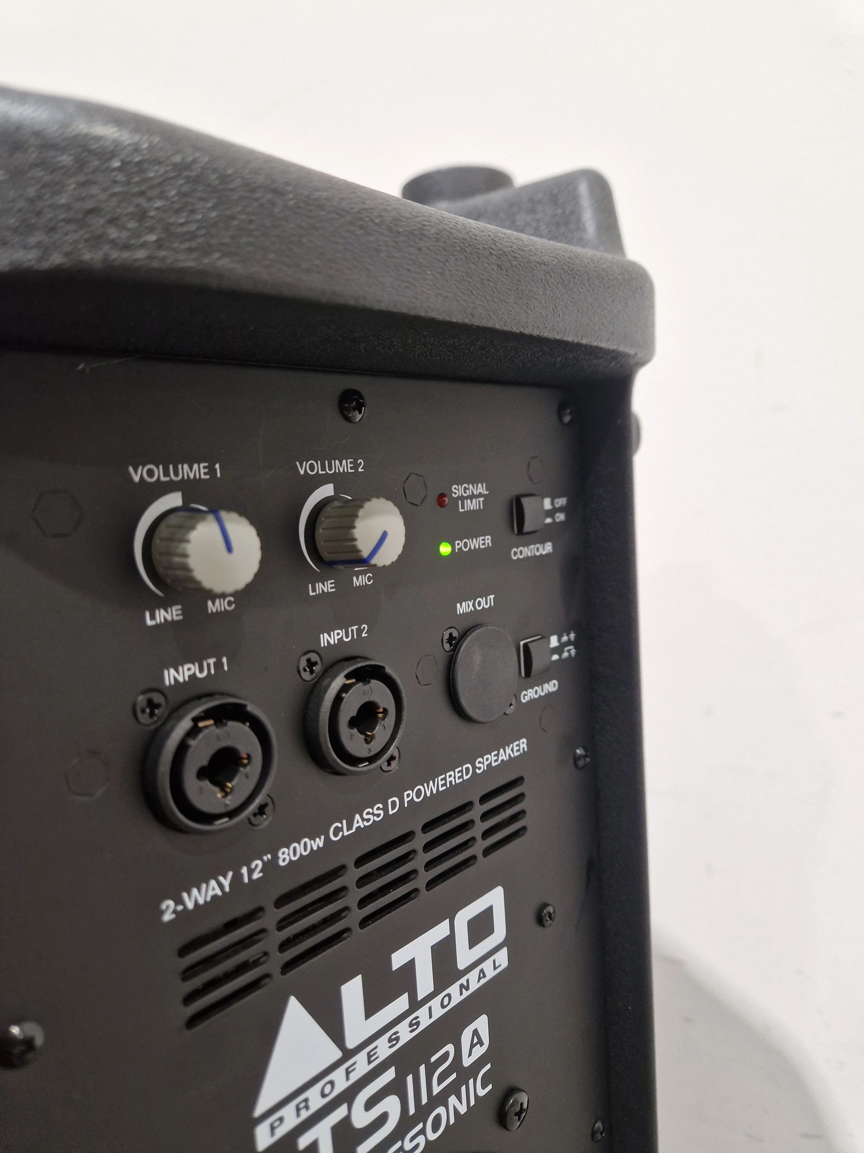 Alto TS112A Truesonic Black Speaker - 800W Active - Excellent w/ Power Cable & Soft Case - Image 3