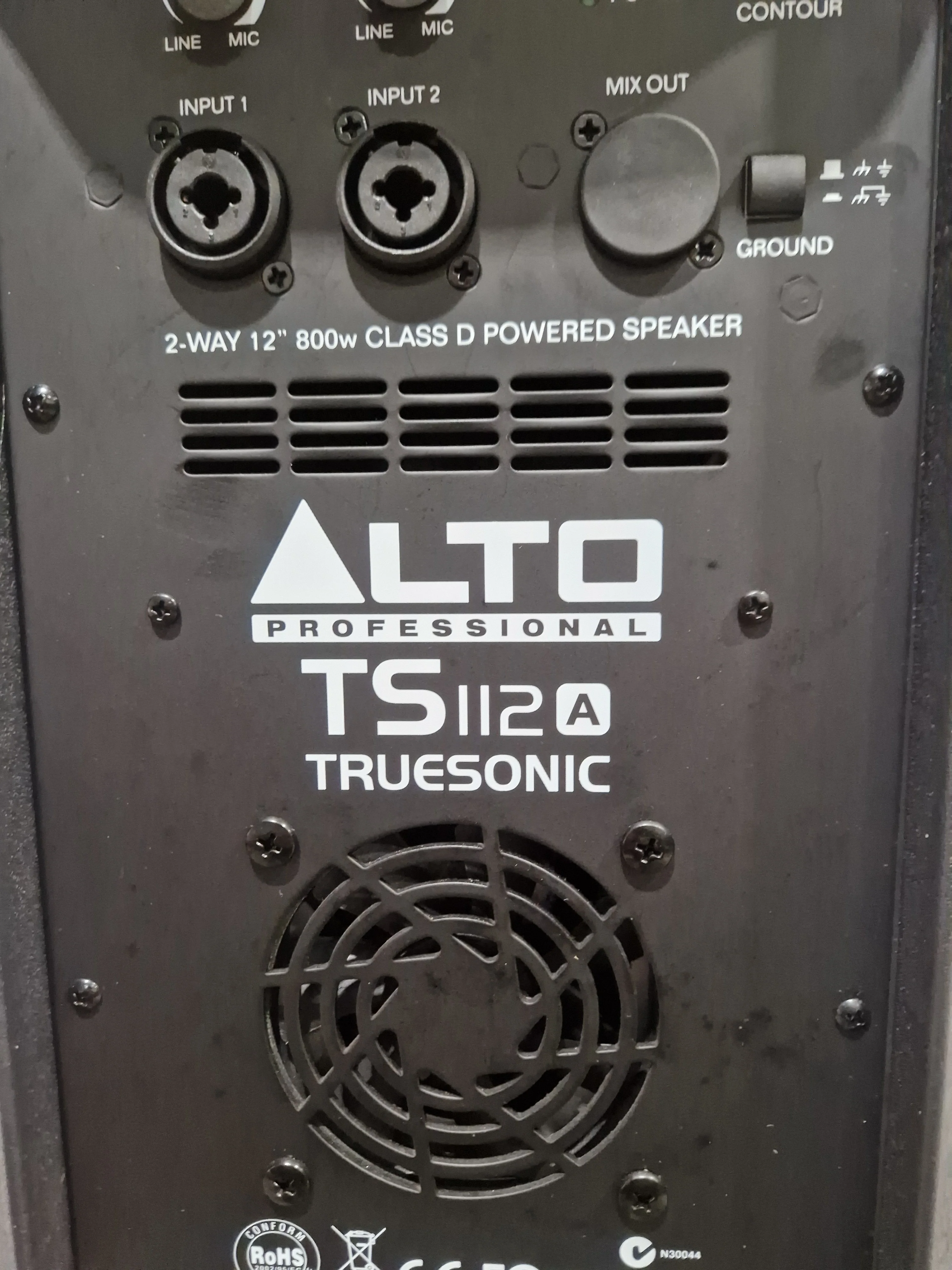 Alto TS112A Truesonic Black Speaker - 800W Active - Excellent w/ Power Cable & Soft Case - Image 9
