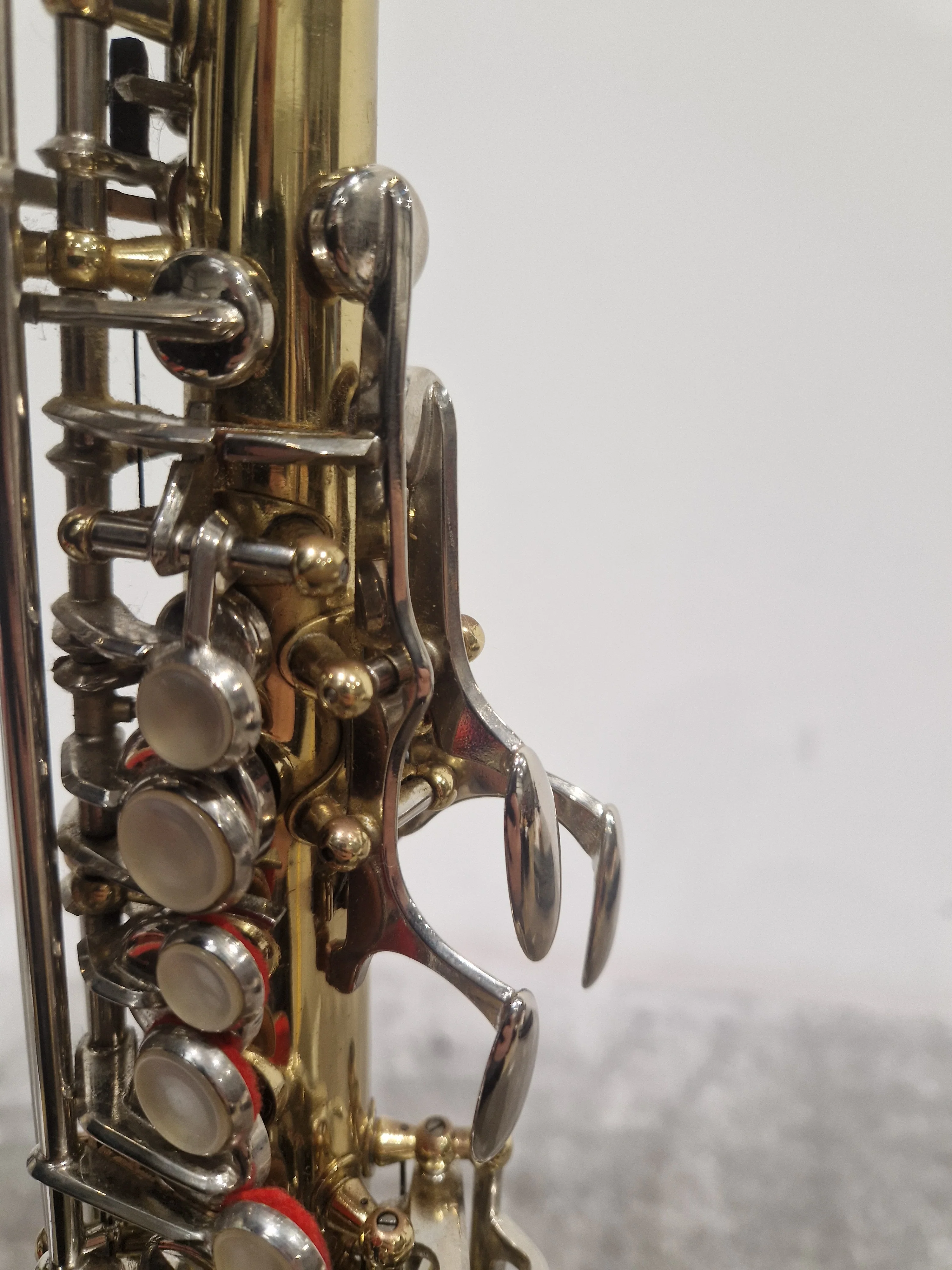 Amati Kraslice AAS 31 - Soprano Saxophone - Lacquered Brass - Good w/ Hard Case - Image 12
