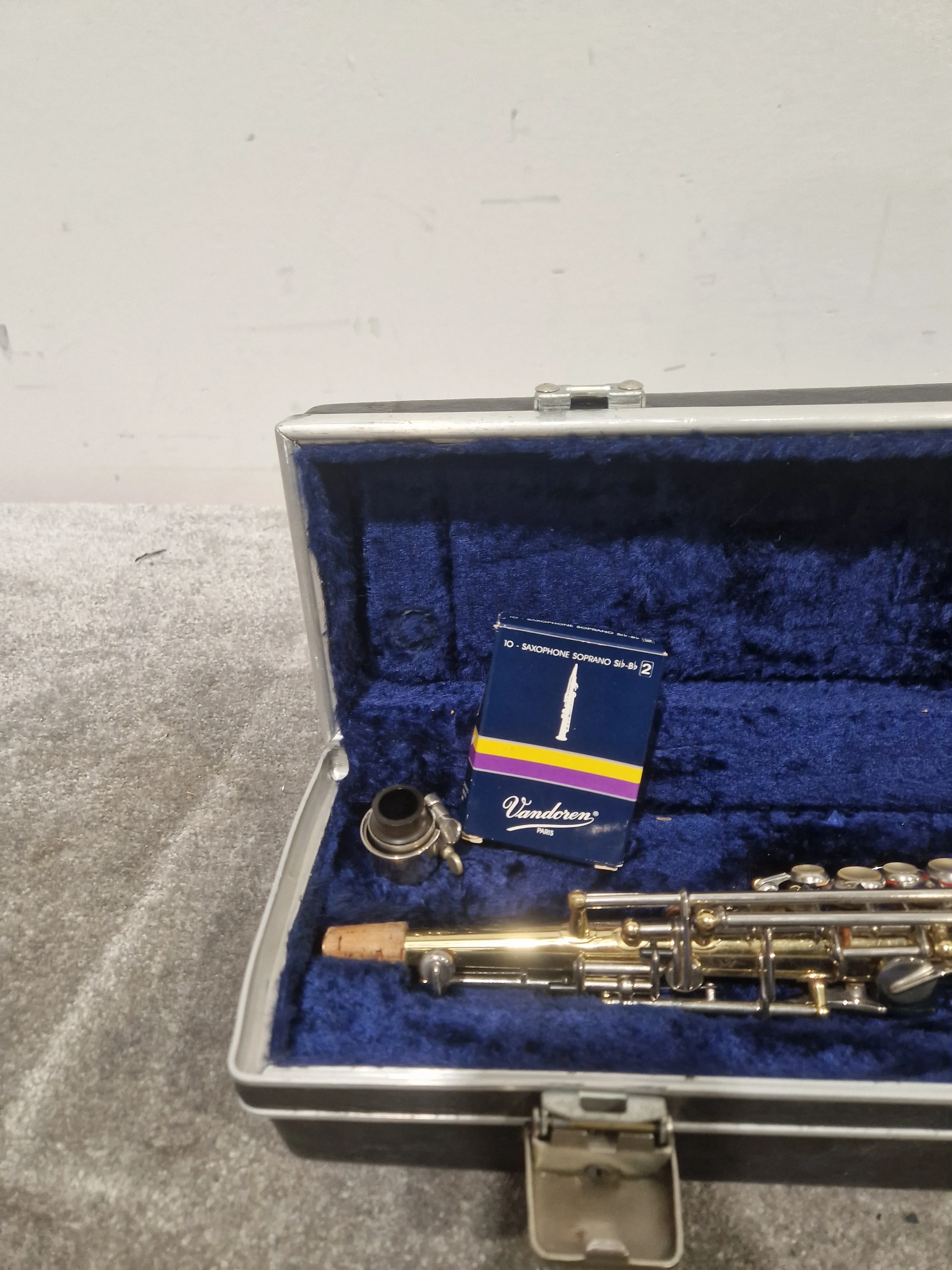 Amati Kraslice AAS 31 - Soprano Saxophone - Lacquered Brass - Good w/ Hard Case - Image 5