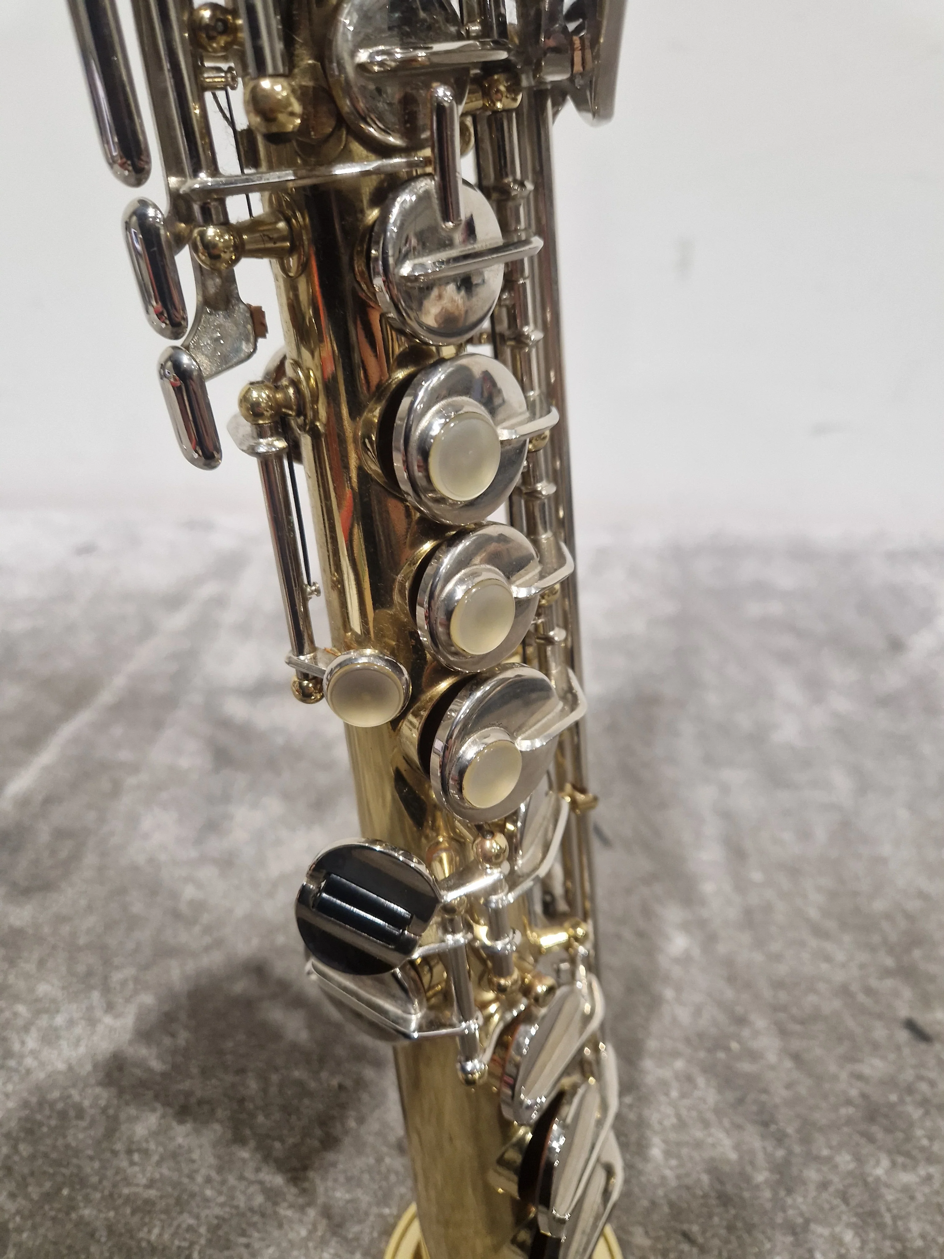 Amati Kraslice AAS 31 - Soprano Saxophone - Lacquered Brass - Good w/ Hard Case - Image 8