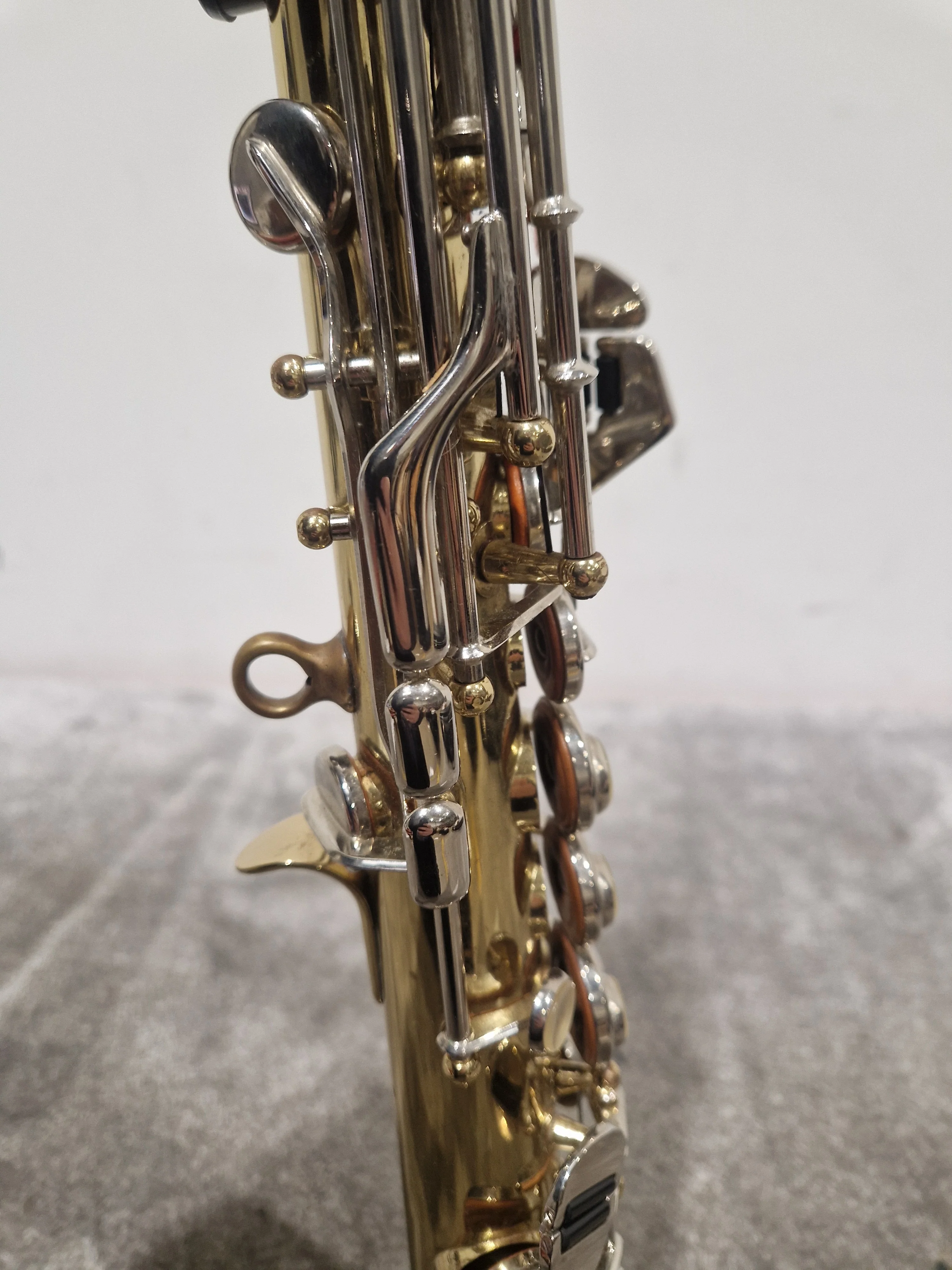 Amati Kraslice AAS 31 - Soprano Saxophone - Lacquered Brass - Good w/ Hard Case - Image 9