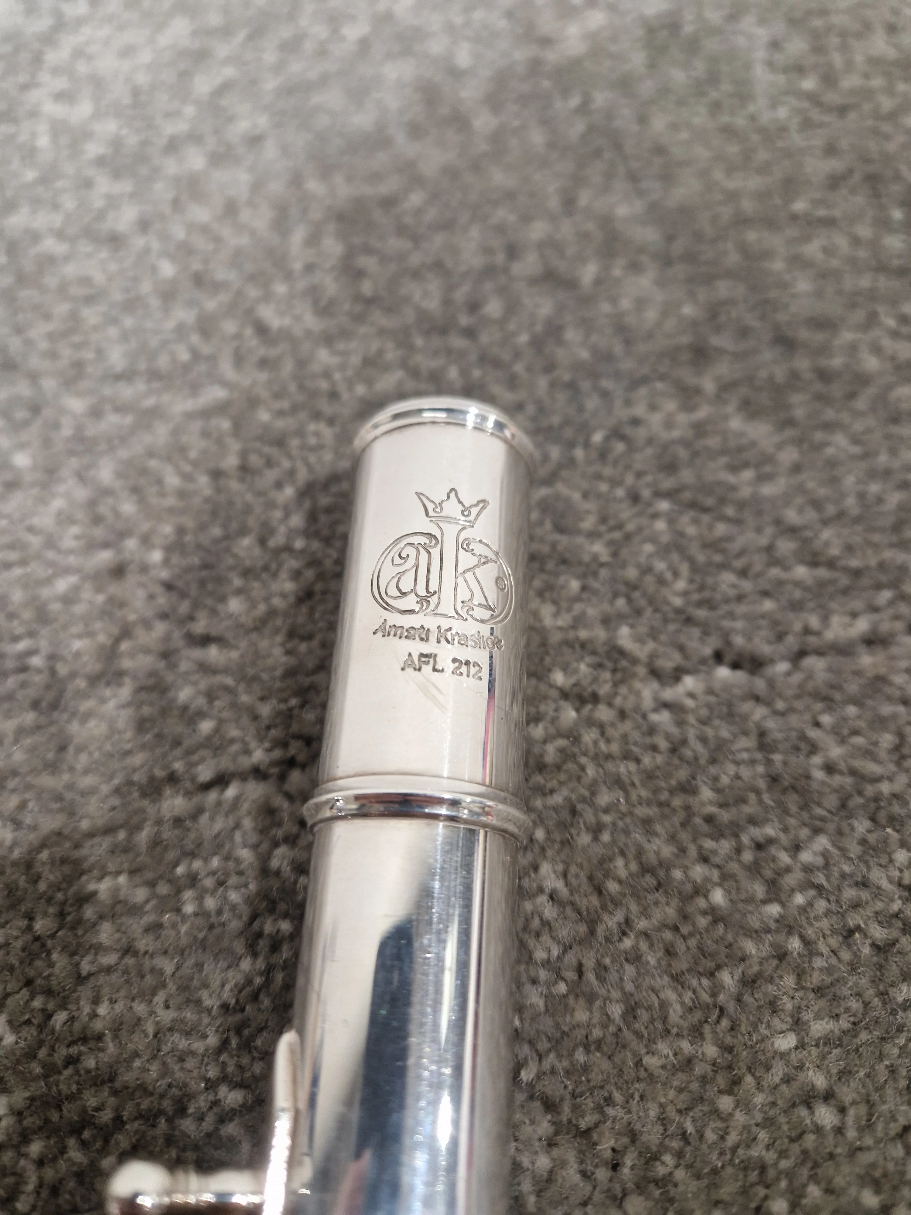 Amati Kraslice AFL212 - Flute - Silver Plated - Excellent w/ Hard Case & Manuals - Image 8