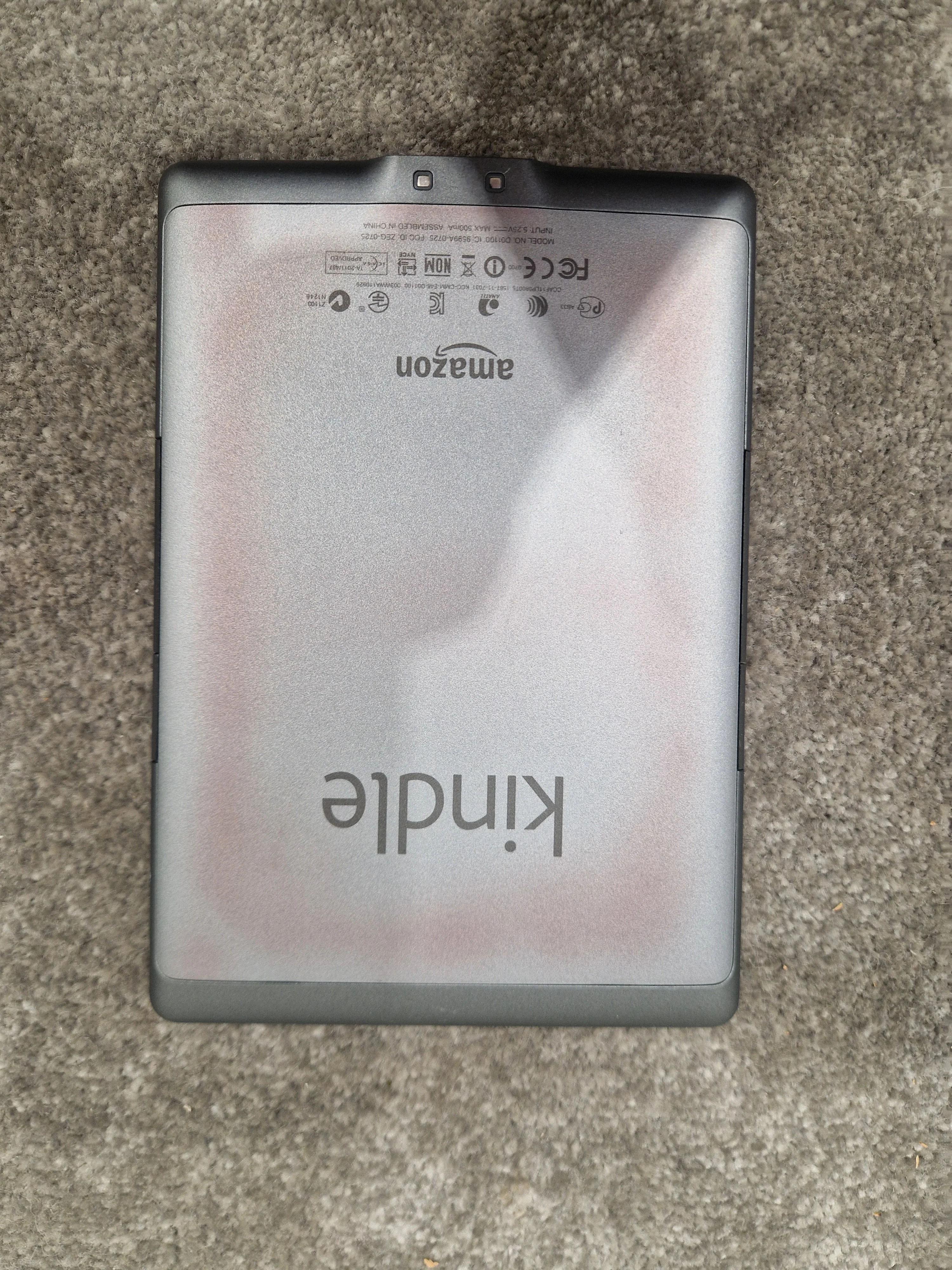 Amazon Kindle Grey E-Reader - 6" Display, Wi-Fi - Good w/ Power Supply - Image 4