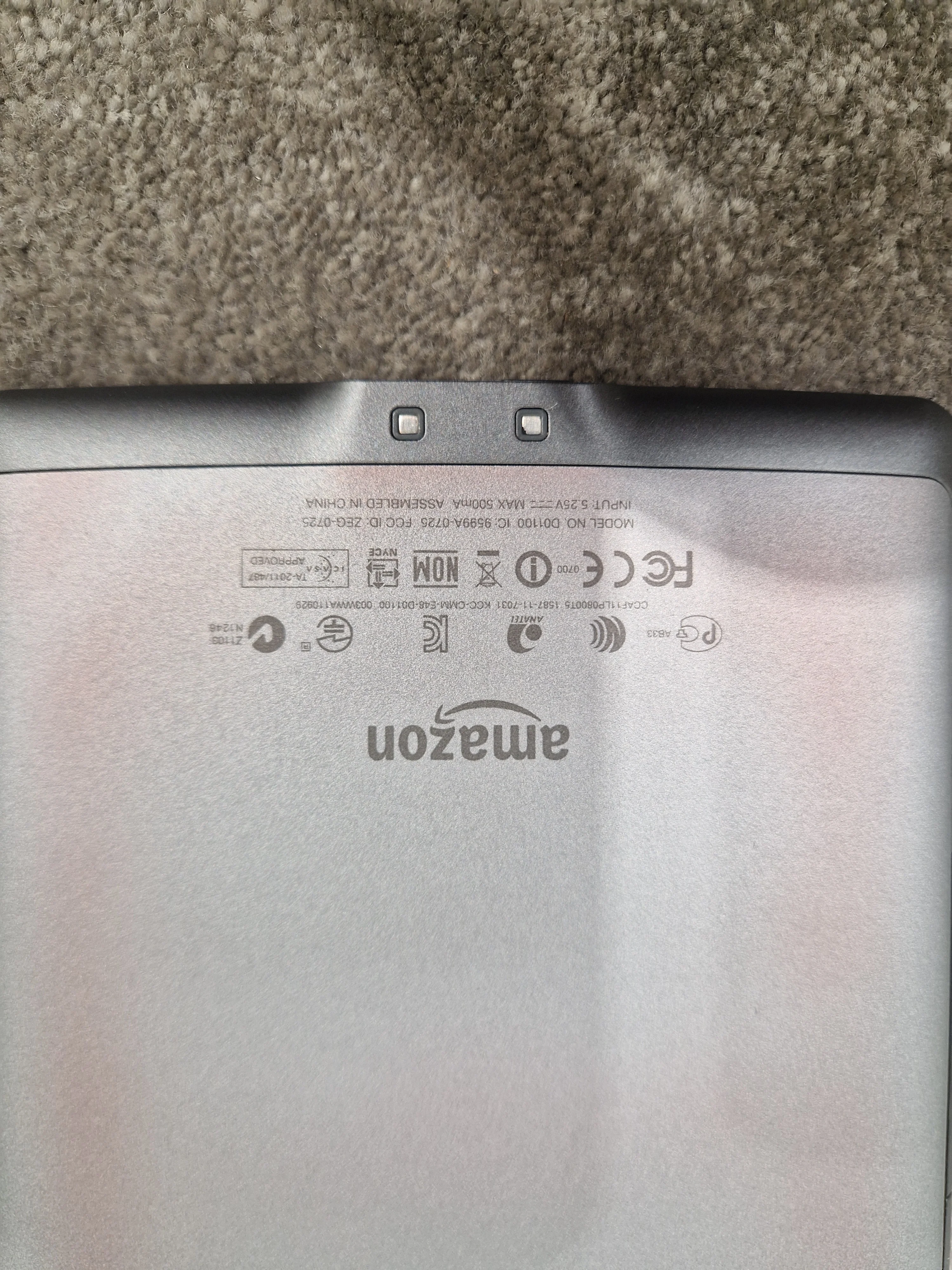 Amazon Kindle Grey E-Reader - 6" Display, Wi-Fi - Good w/ Power Supply - Image 5