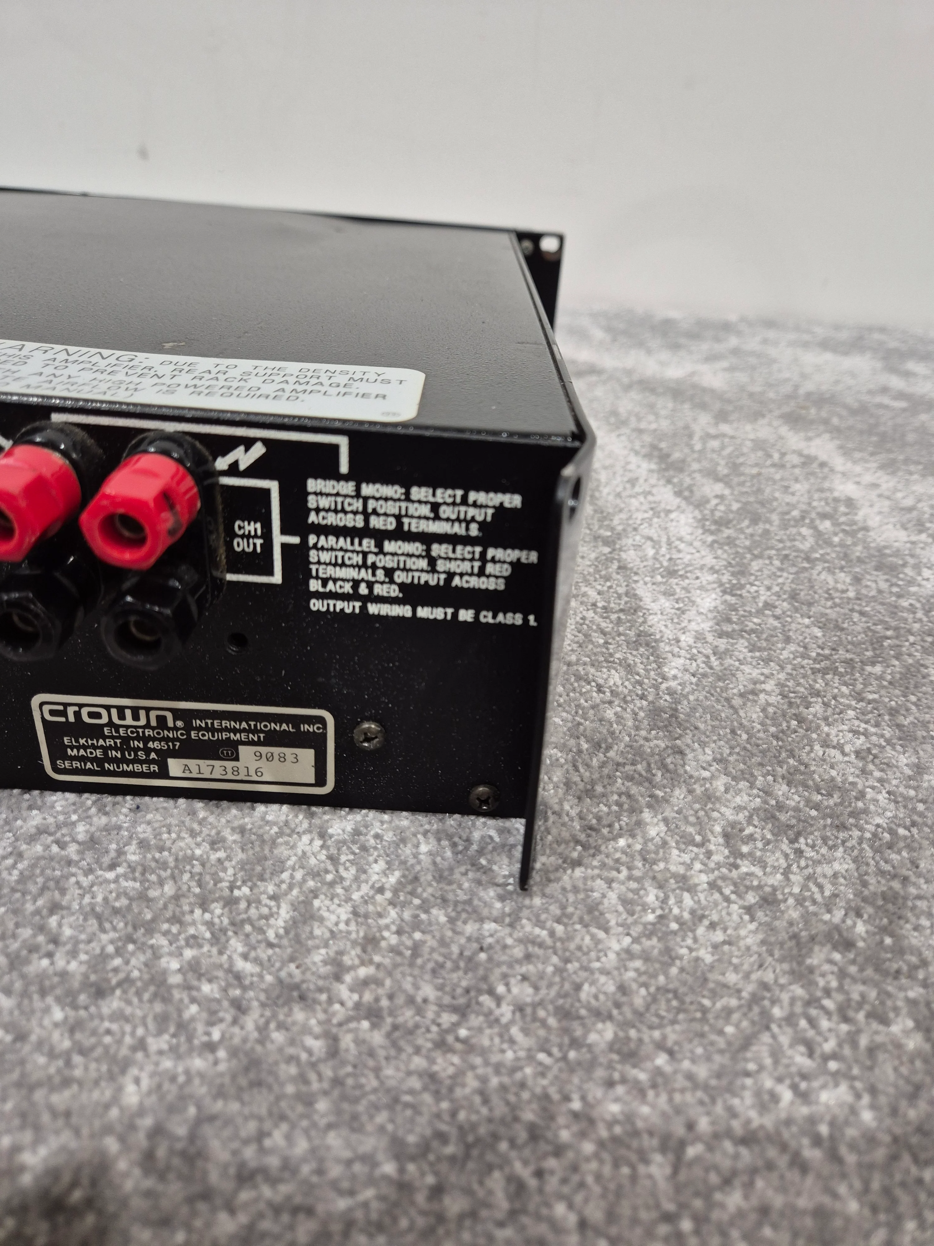 Amcron Macro-Tech 2401 - Dual-Channel Power Amplifier w/ Manual - Image 8
