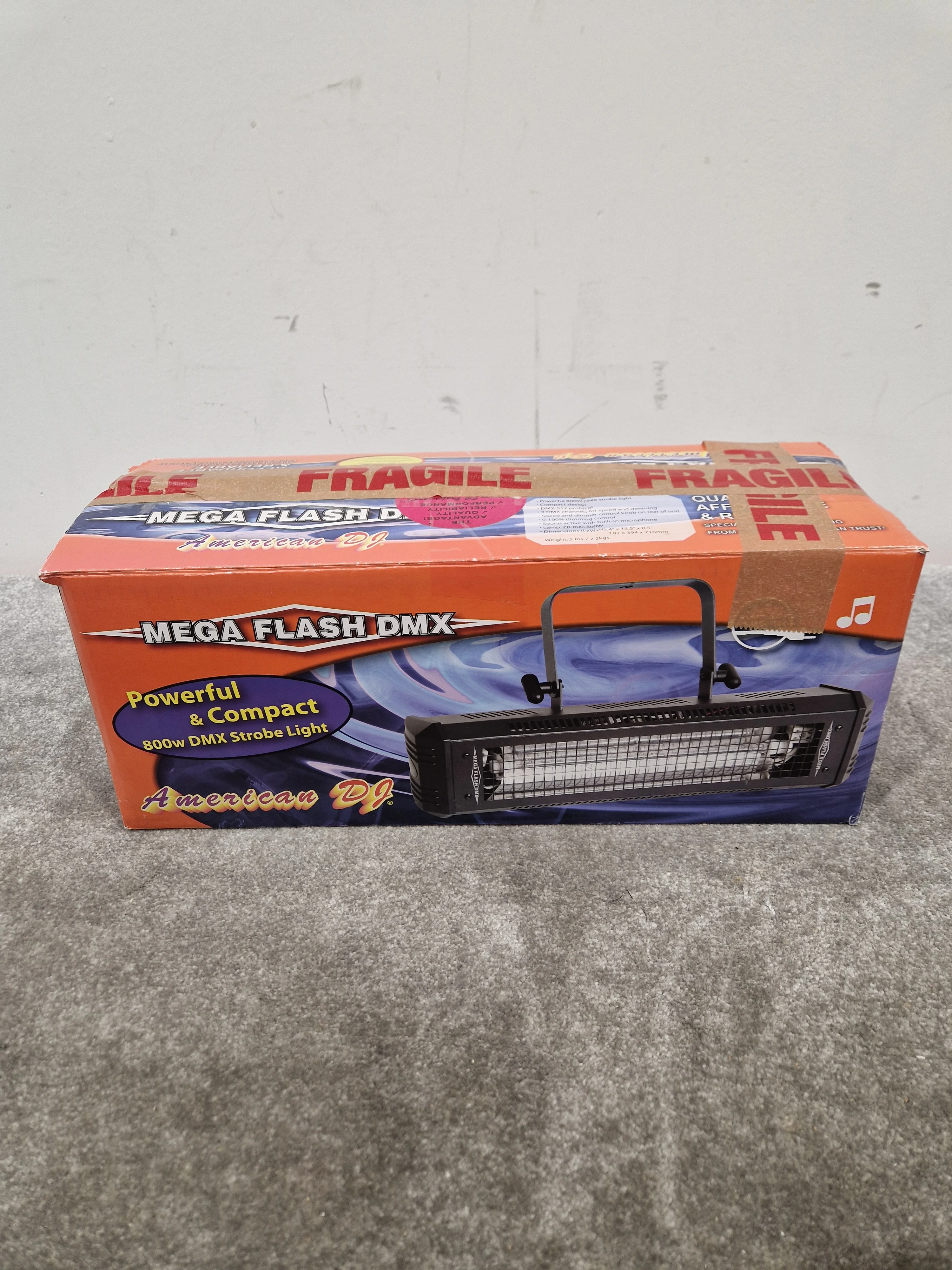 American DF Mega Flash Dmx Lighting Effect - DMX Control, High Intensity - Excellent w/ Original Box & Manuals - Image 10