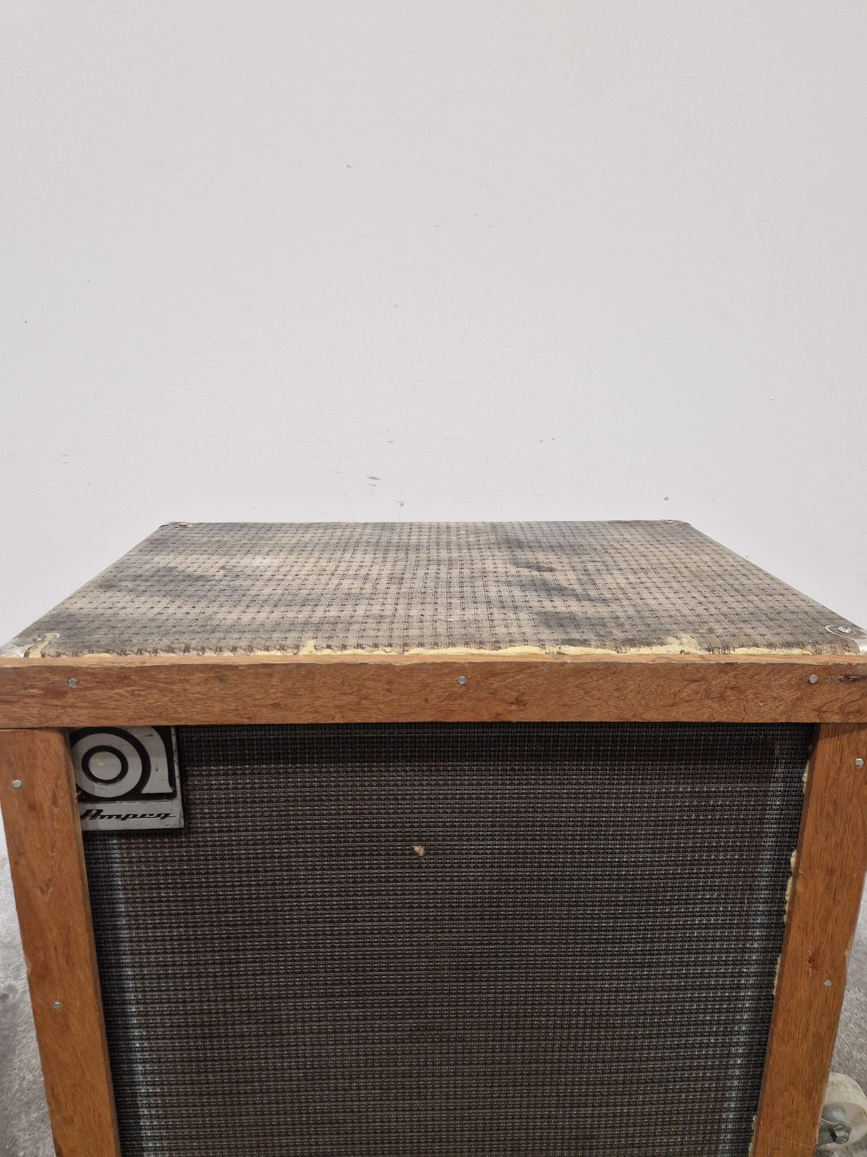 Ampeg B115E - Vintage Bass Speaker Cabinet - Modified, Wheel/On Side Cab - Fair - Image 17