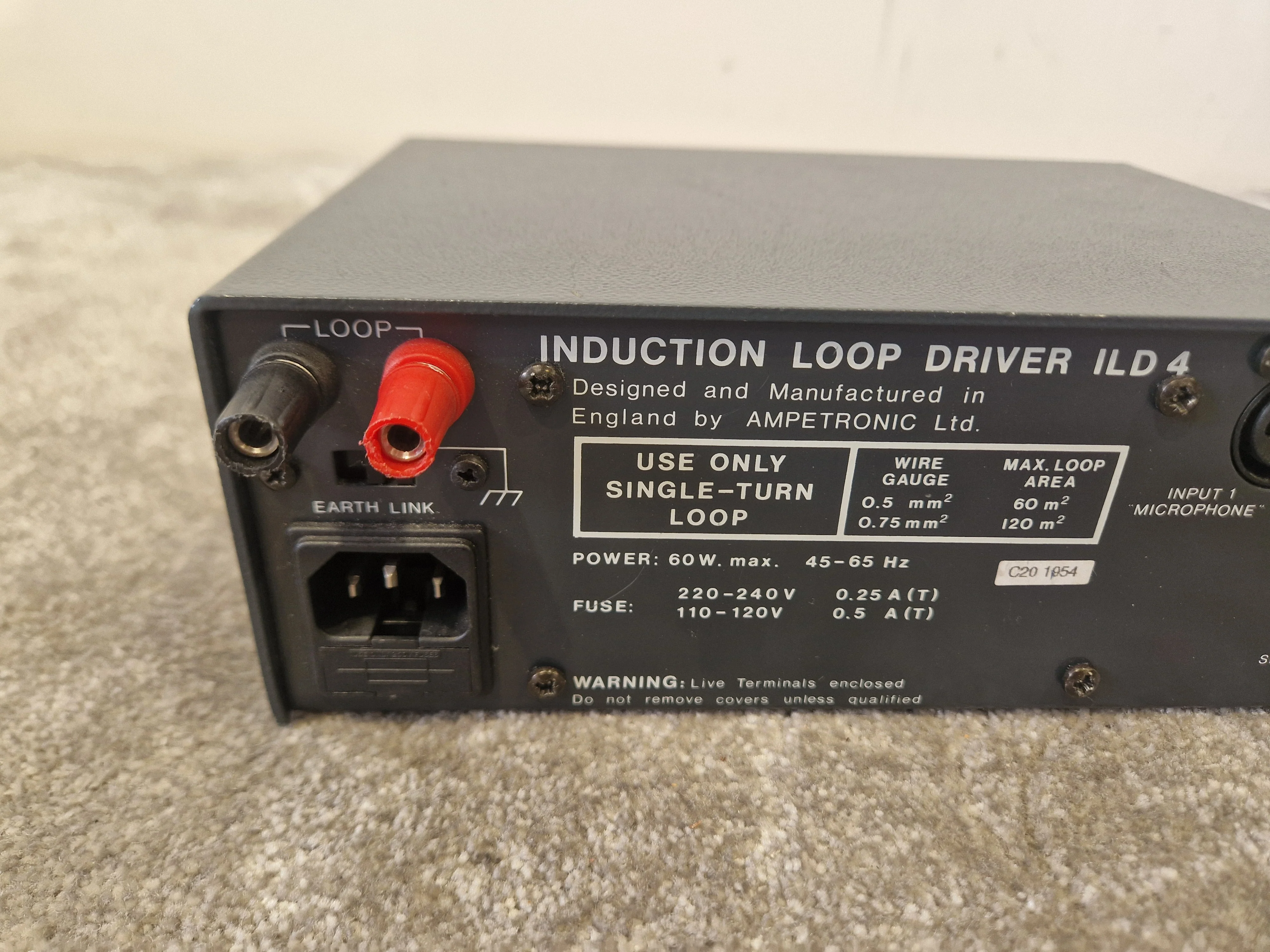 Ampetronic ILD4 Induction Loop Driver – Compact Assistive Audio – Good - Image 7