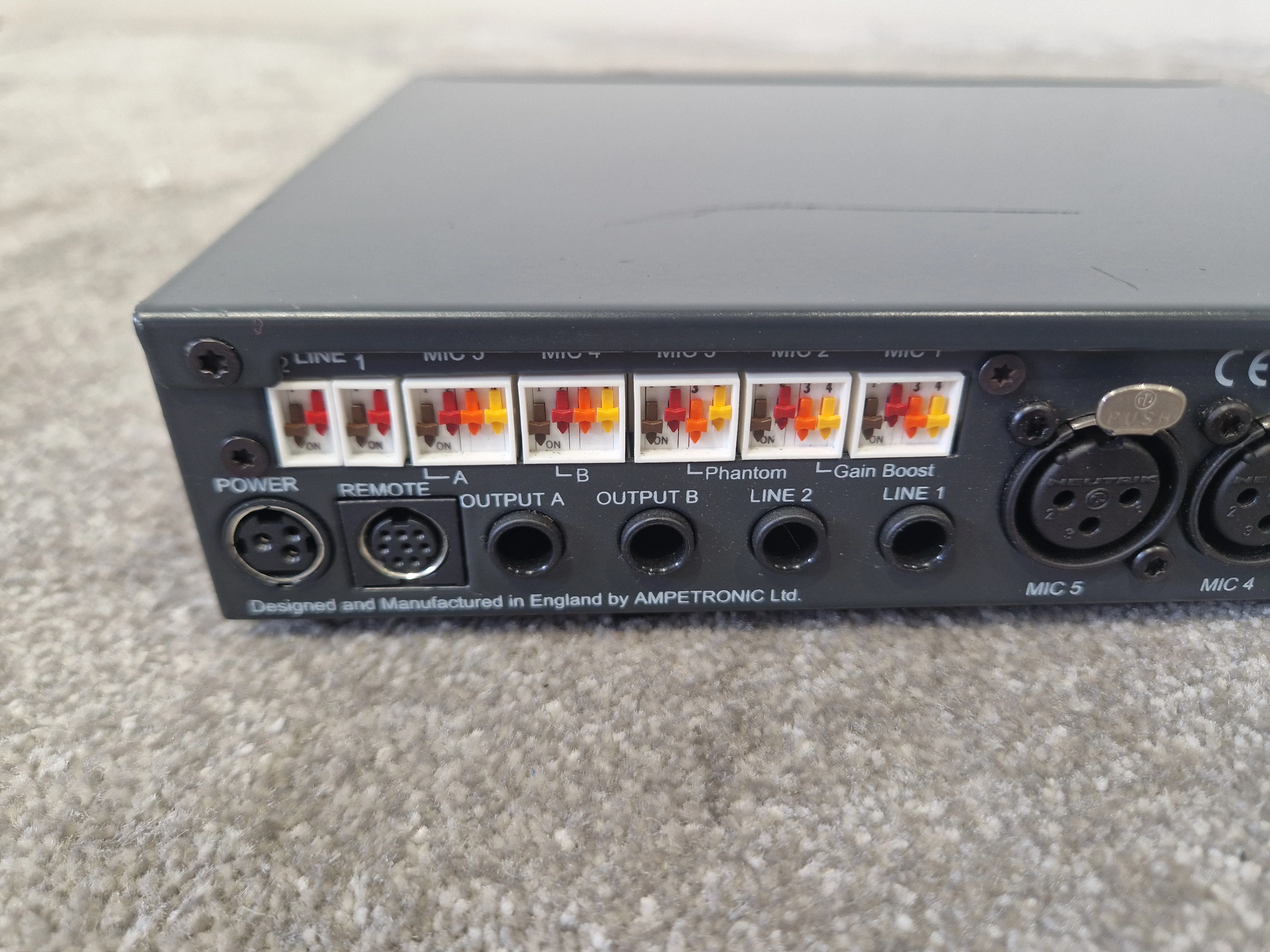 Ampetronic MP 522 Mic Preamp – Low-Noise Mono – Very Good - Image 5