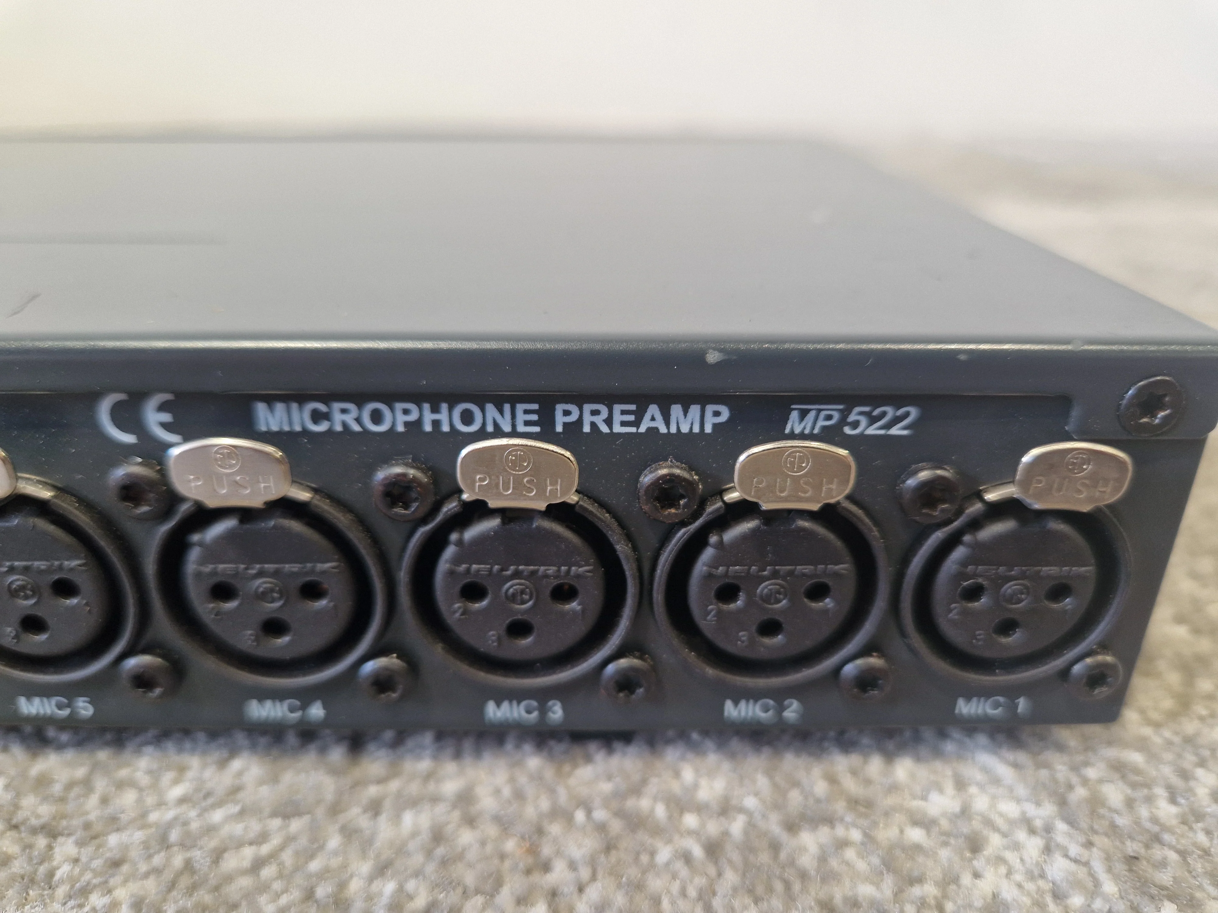Ampetronic MP 522 Mic Preamp – Low-Noise Mono – Very Good - Image 8