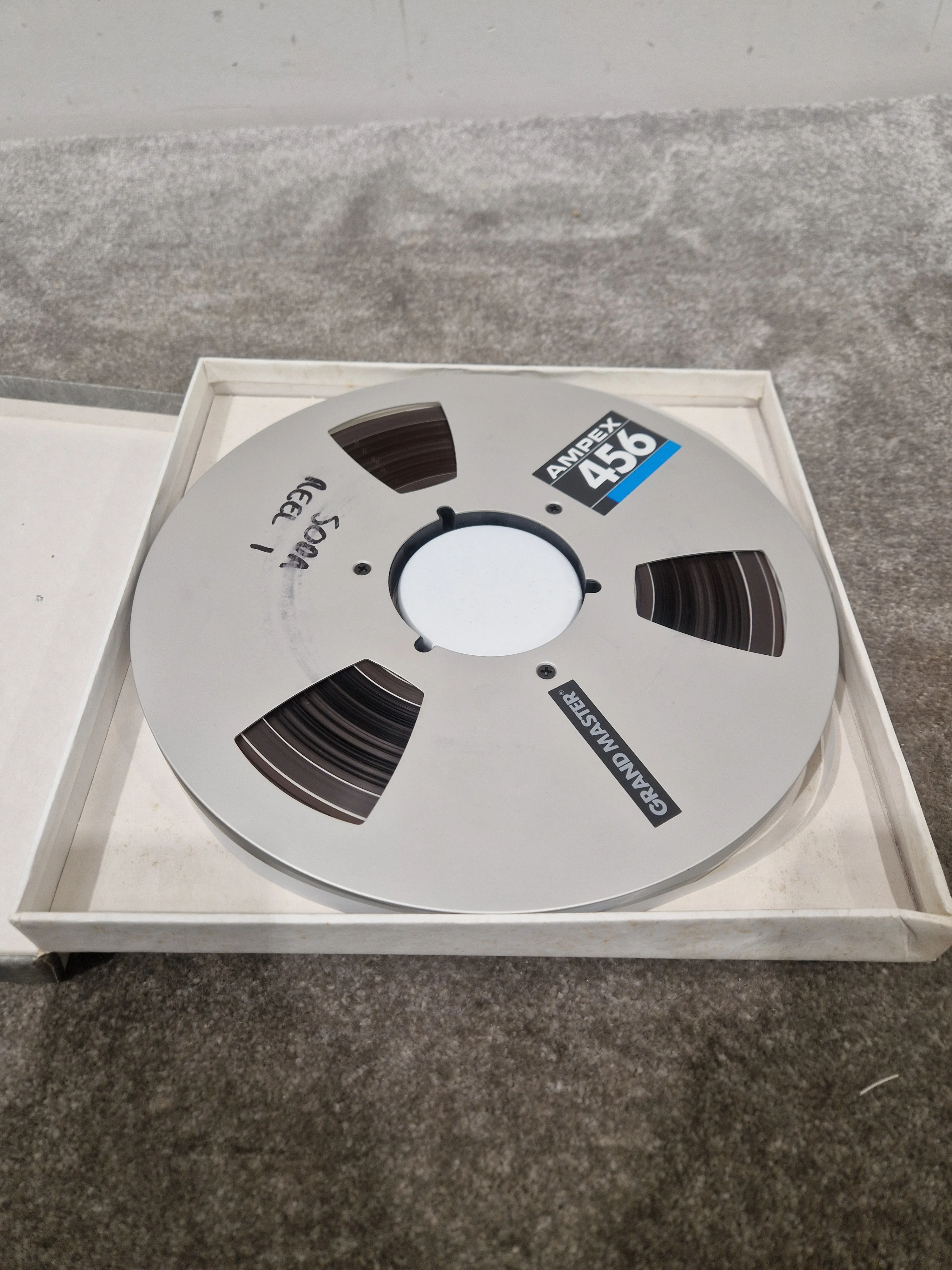 Soda – Britpop Band Collectible “Westside Studio Master Side 1” on Ampex 456 Reel – Very Good w/ Original Log Sheet - Image 4