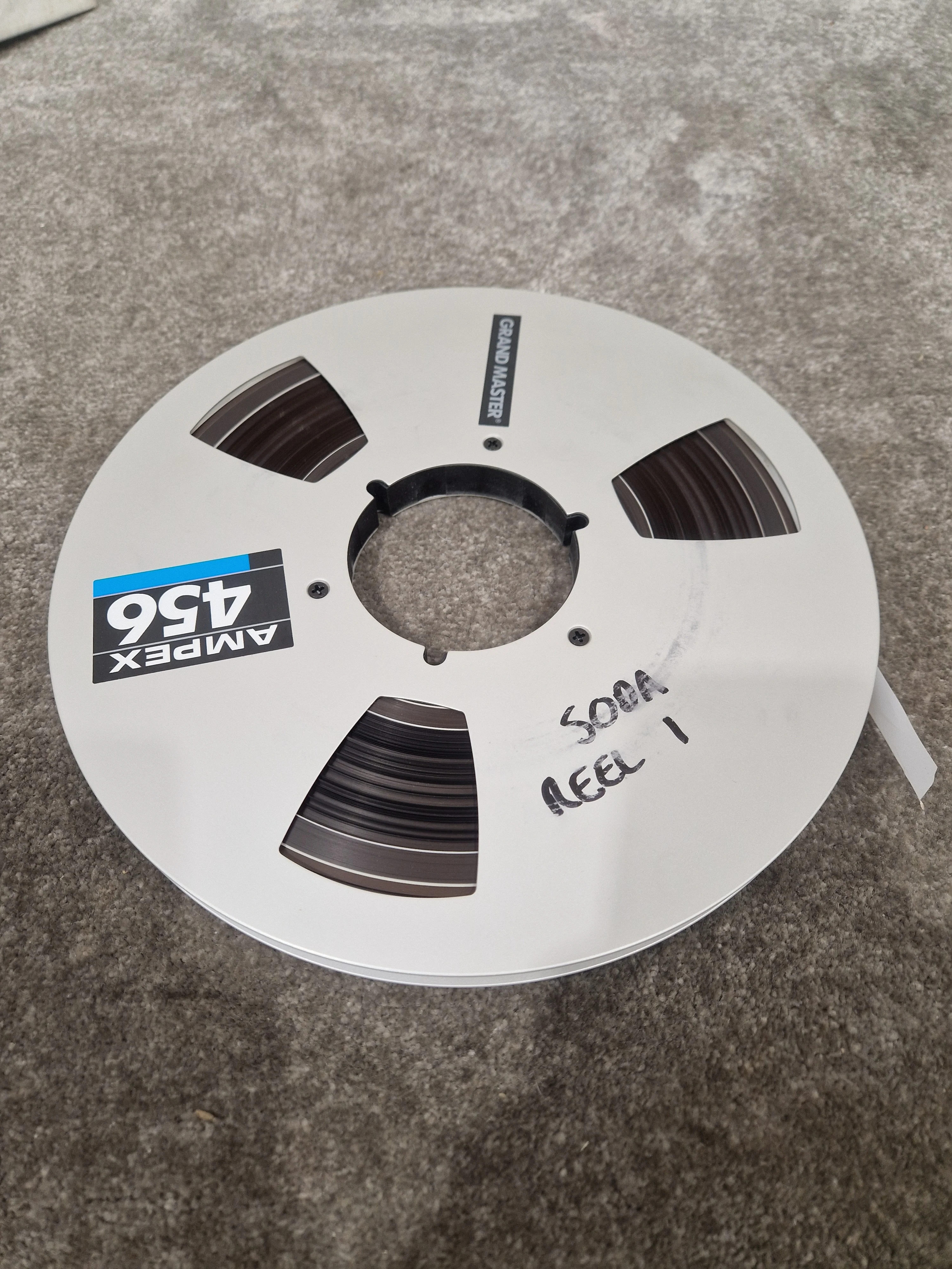 Soda – Britpop Band Collectible “Westside Studio Master Side 1” on Ampex 456 Reel – Very Good w/ Original Log Sheet - Image 5