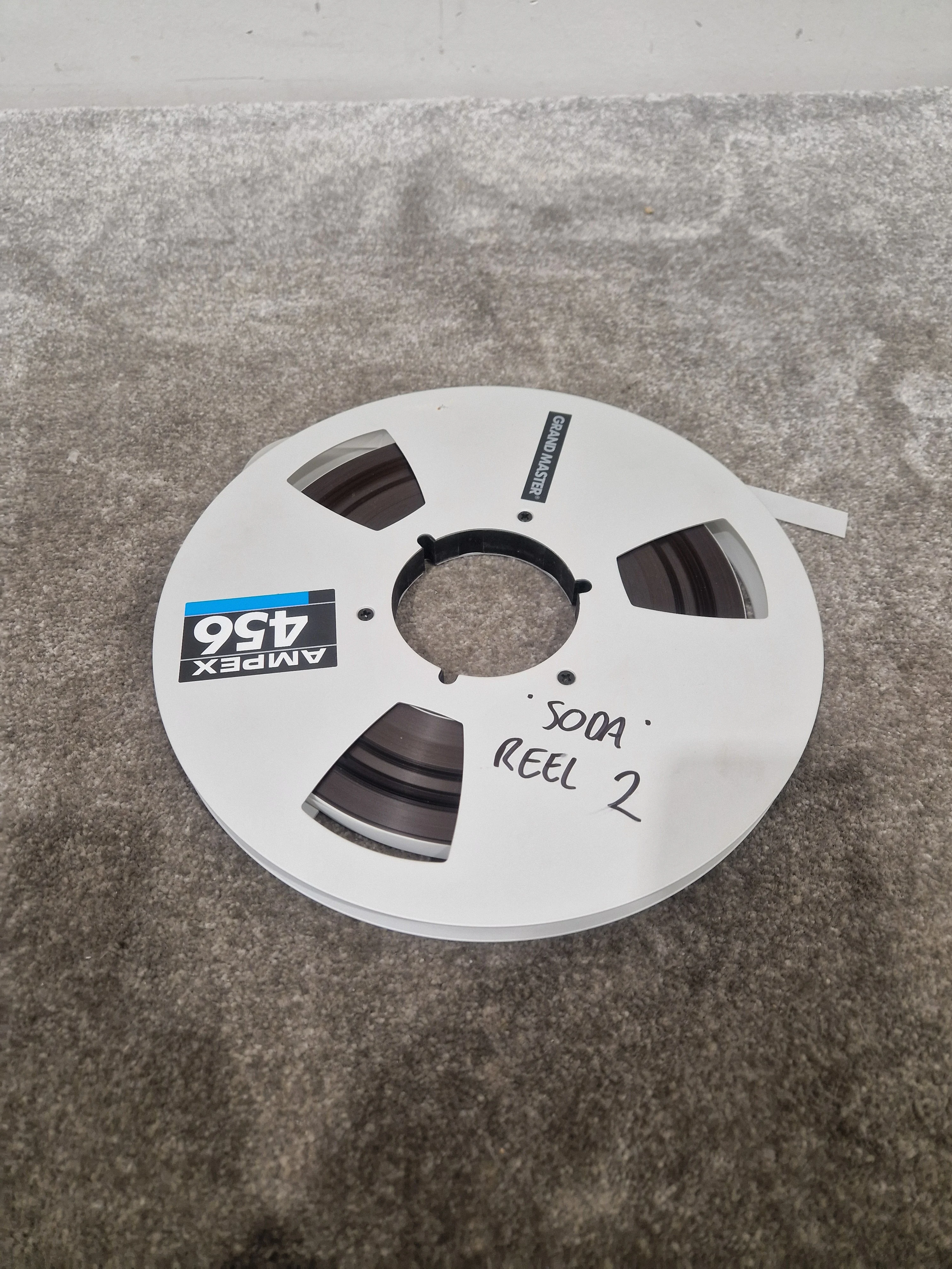 Soda – Britpop Band Collectible “Westside Studio Master Side 2” on Ampex 456 Reel – Very Good w/ Box & Studio Log - Image 5