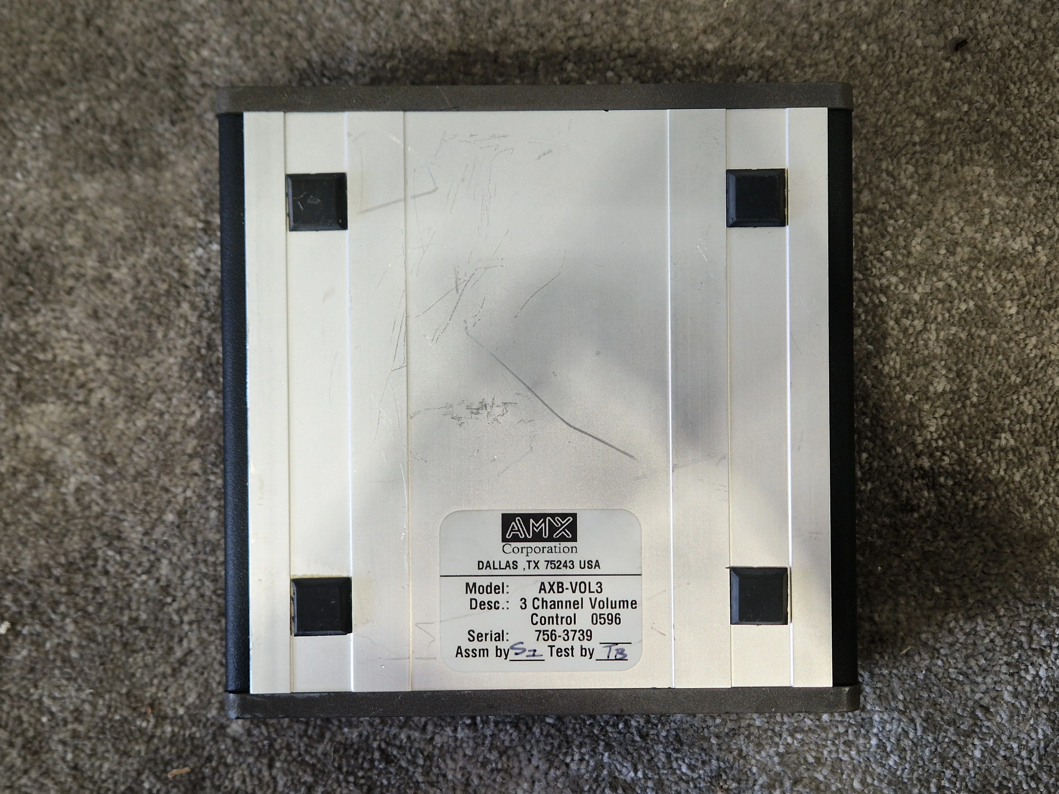 AMX AXB-VOL3 – 3 Channel Volume Control – Good Condition - Image 4