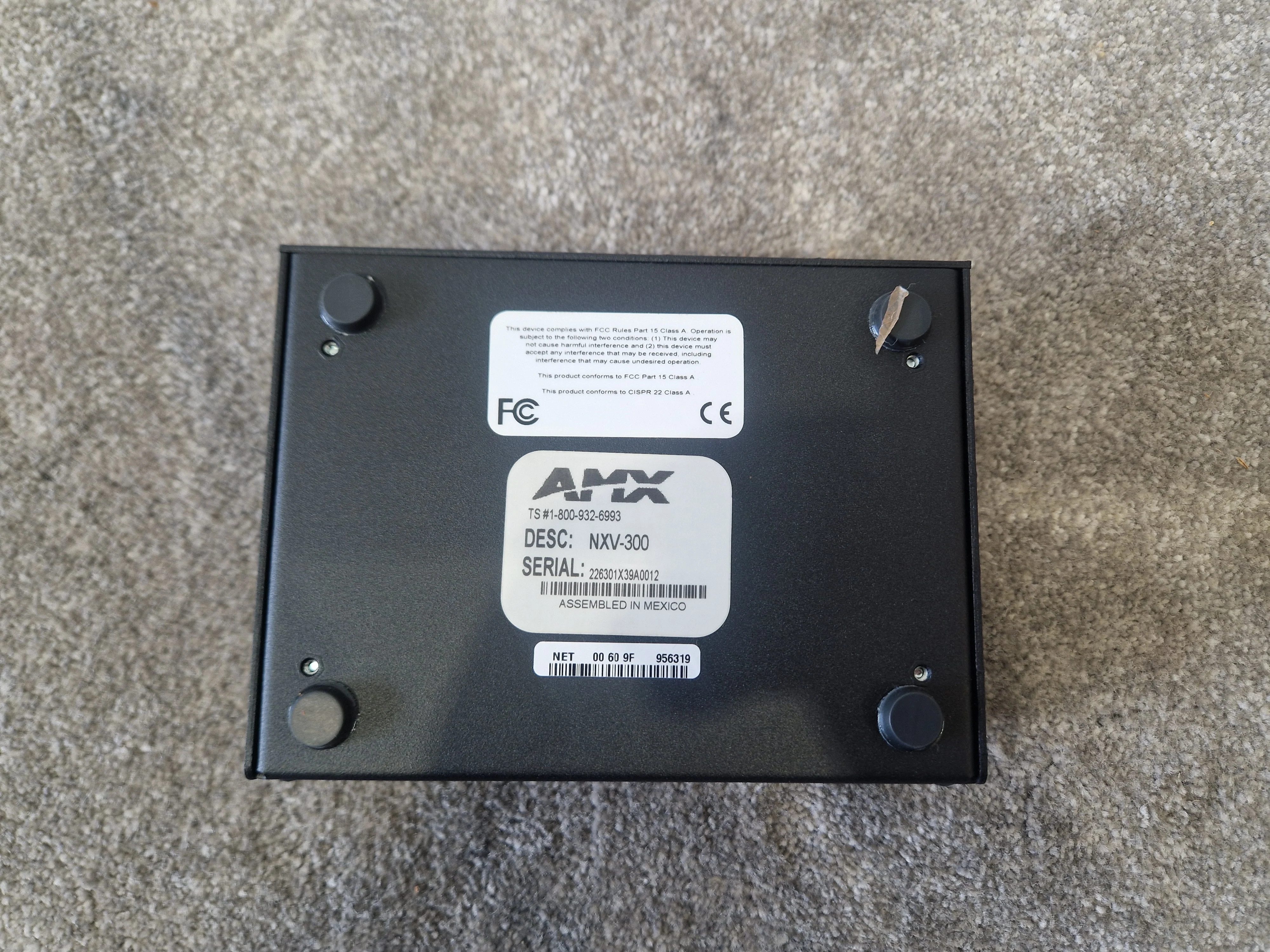 AMX Modero NXV-300 IP Control Interface – Excellent Condition w/ Original Box - Image 10