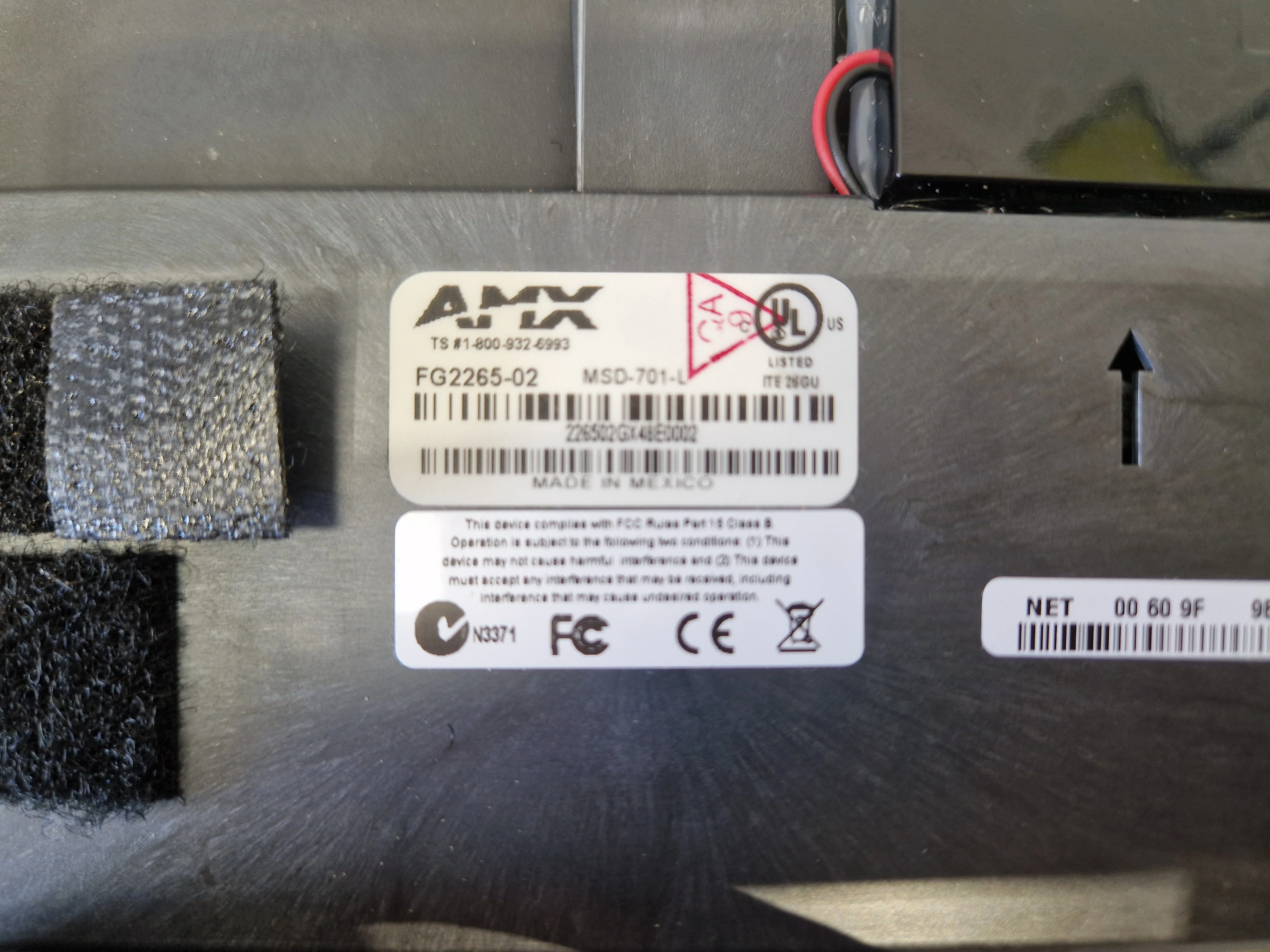AMX MSD-701-L Modero S 7" Touch Panel – Excellent w/ Original Box - Image 7
