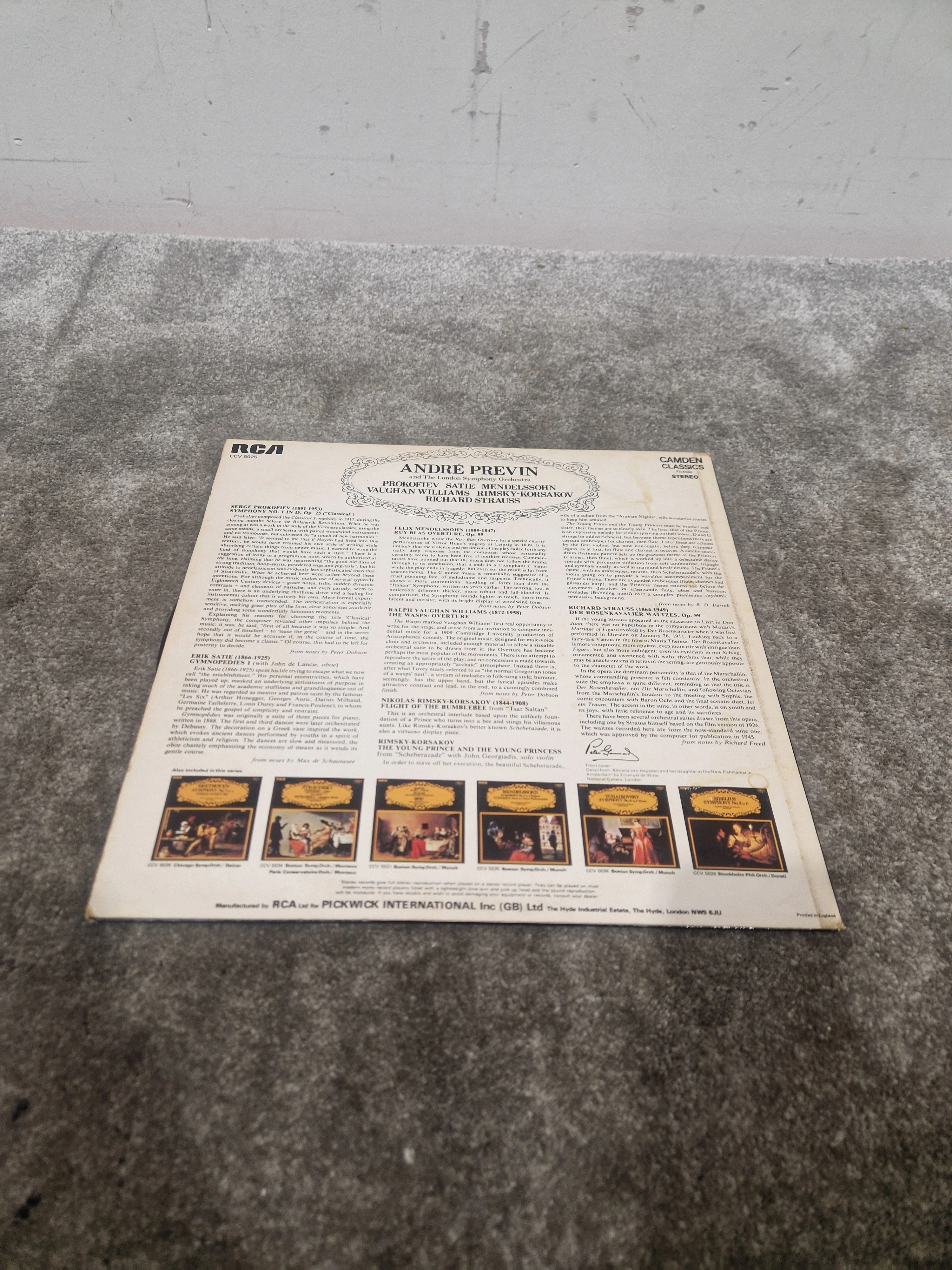 Andre Previn And The London Symphony Orchestra – Record - Good - Image 10