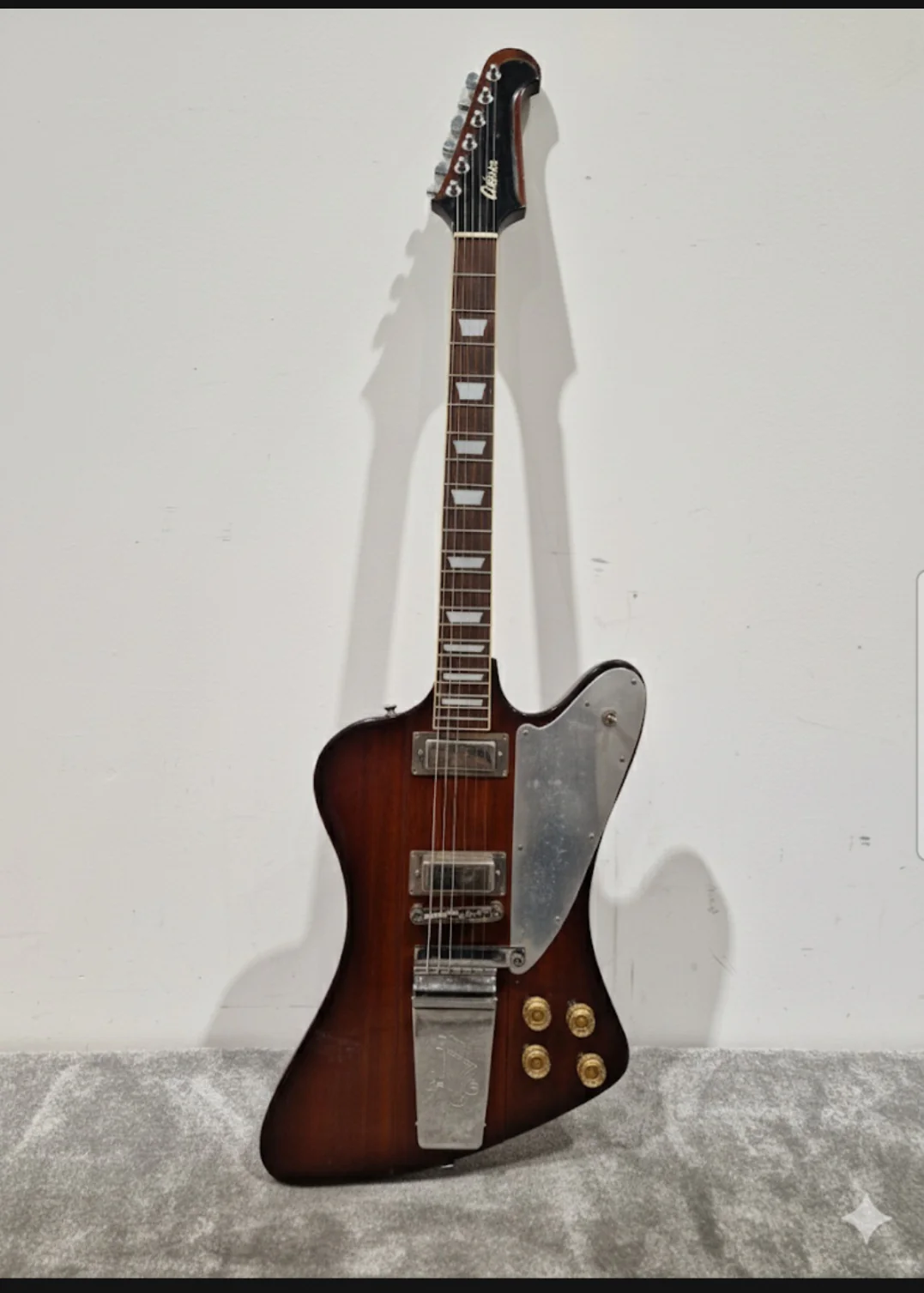 Antoria FIRE-BIRD Custom Make OF The Gibson FIRE-BIRD - Vintage Inspired Design - Good - Image 2
