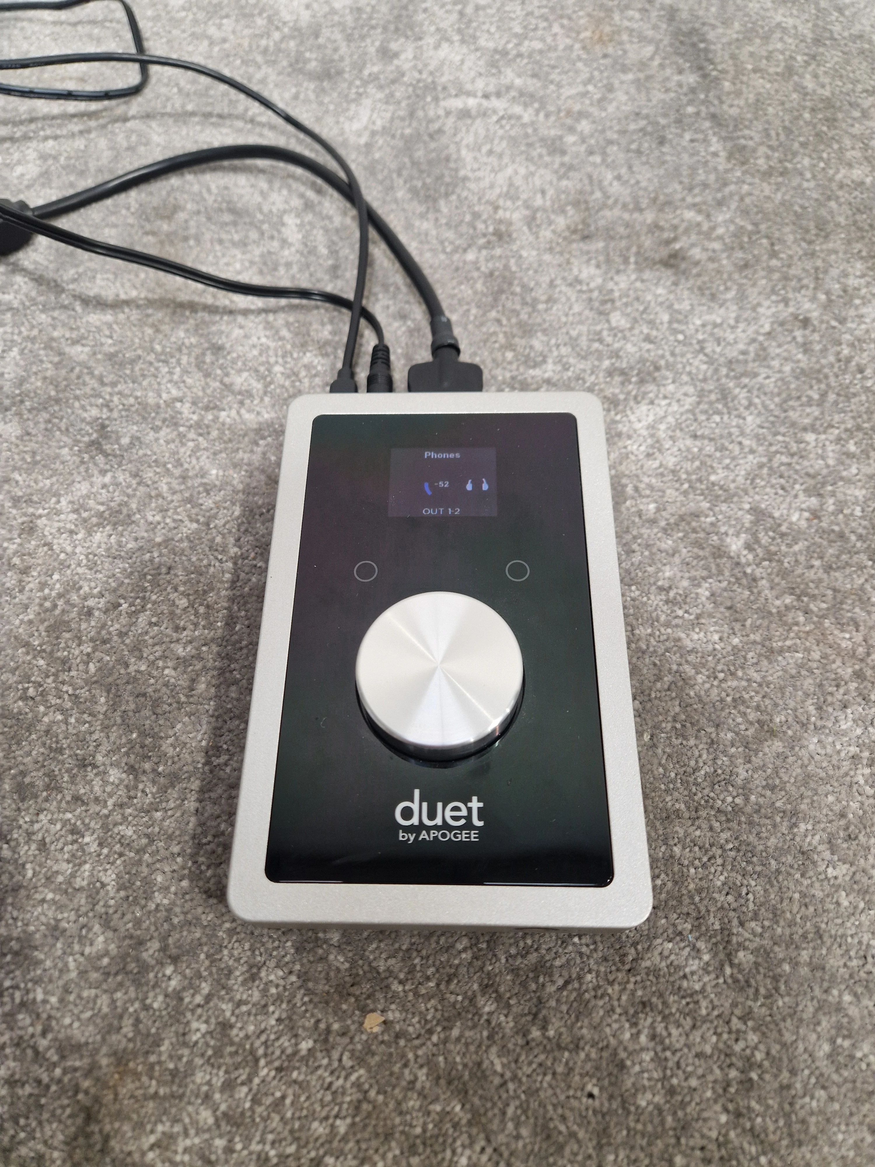 Apogee Duet - High-Quality Audio Interface - Excellent w/ Power Supply & Connector Cables - Image 2
