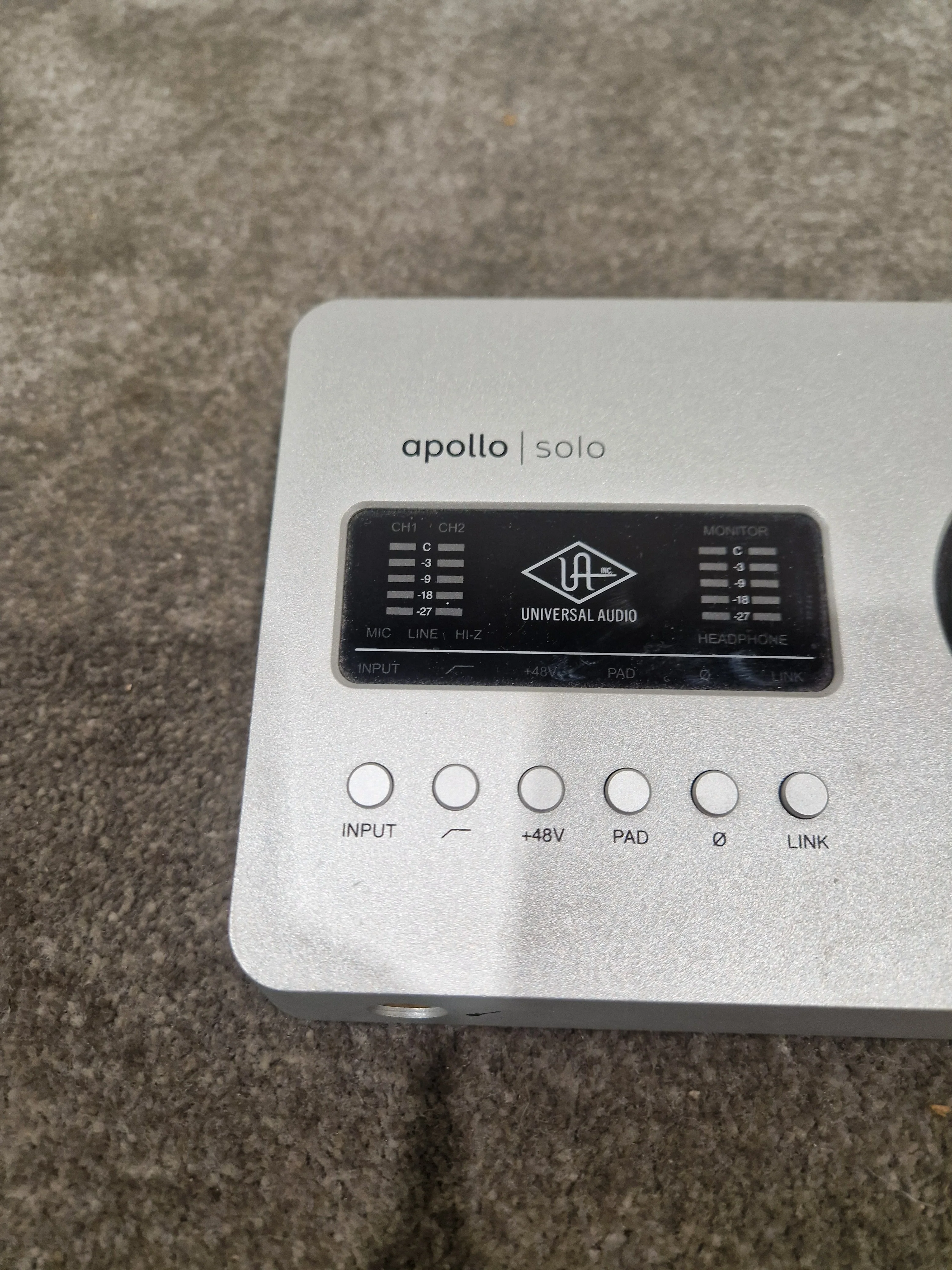 Apollo Solo Thunderbolt 3 Heritage Edition Audio Interface - Unison Preamps - Excellent w/ Original Box & Power Cable - Image 9