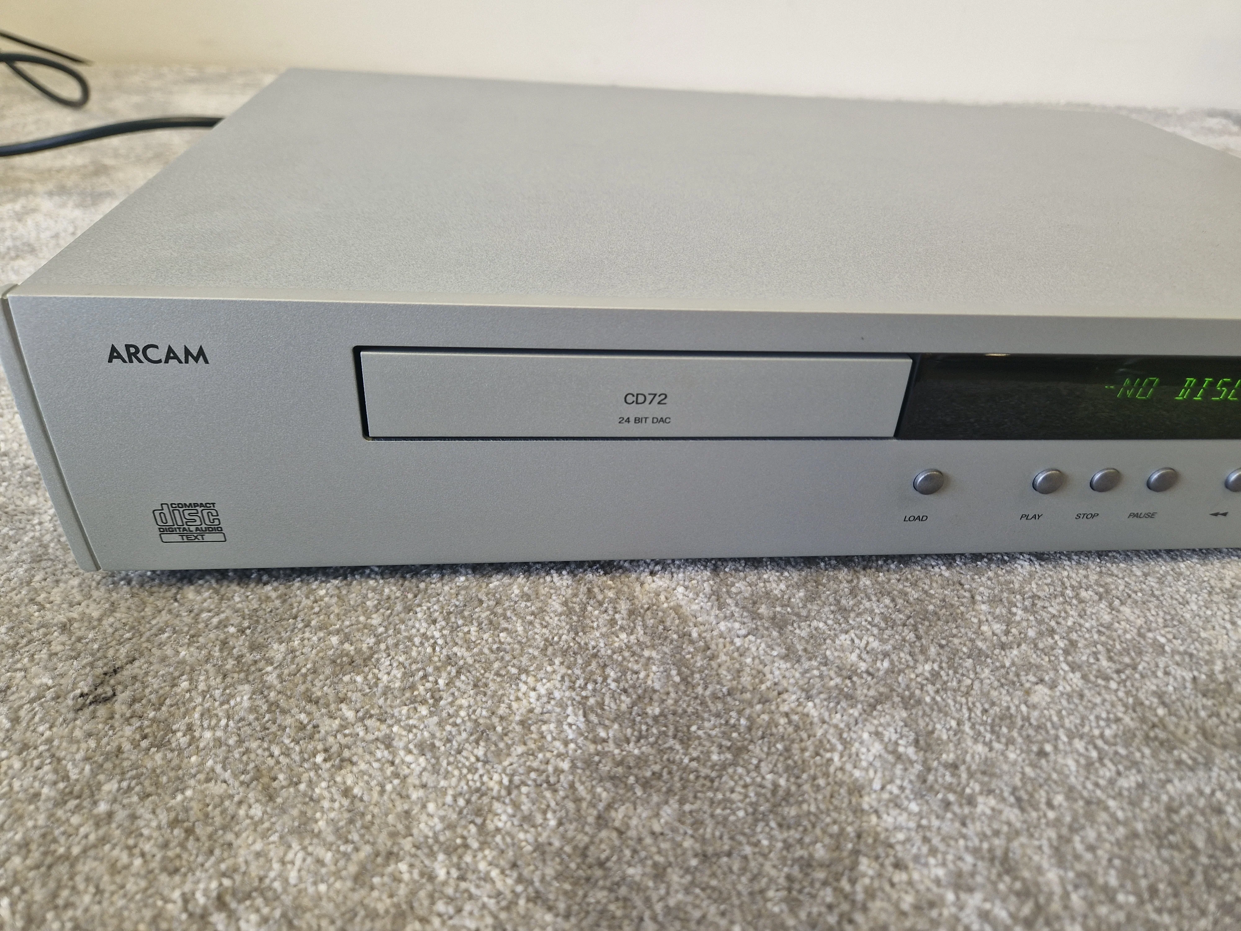 Arcam CD72 CD Player – 24-Bit Burr-Brown DAC, Optical/Coaxial Out – Excellent w/ Original Box - Image 5