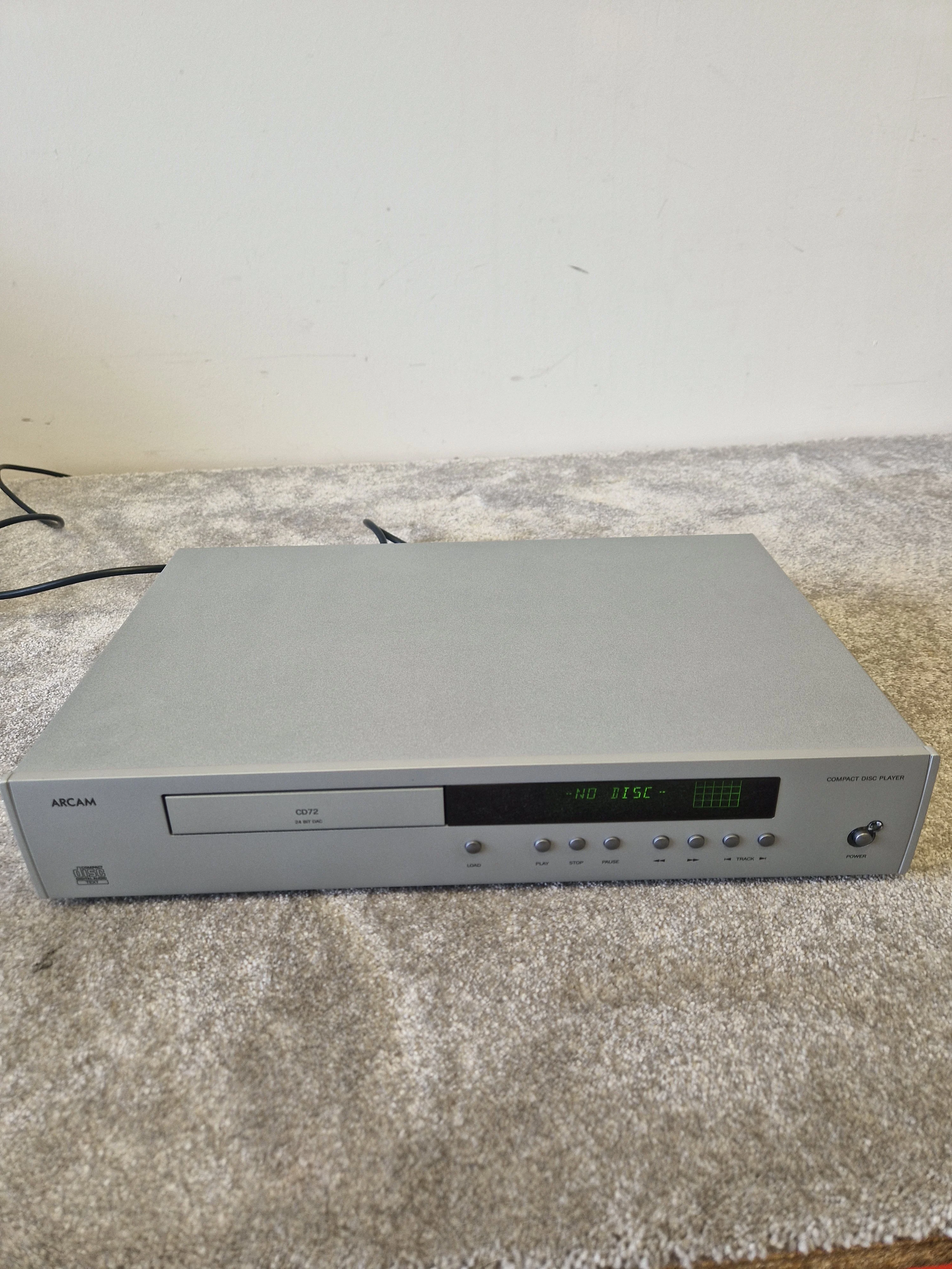 Arcam CD72 CD Player – 24-Bit Burr-Brown DAC, Optical/Coaxial Out – Excellent w/ Original Box - Image 6